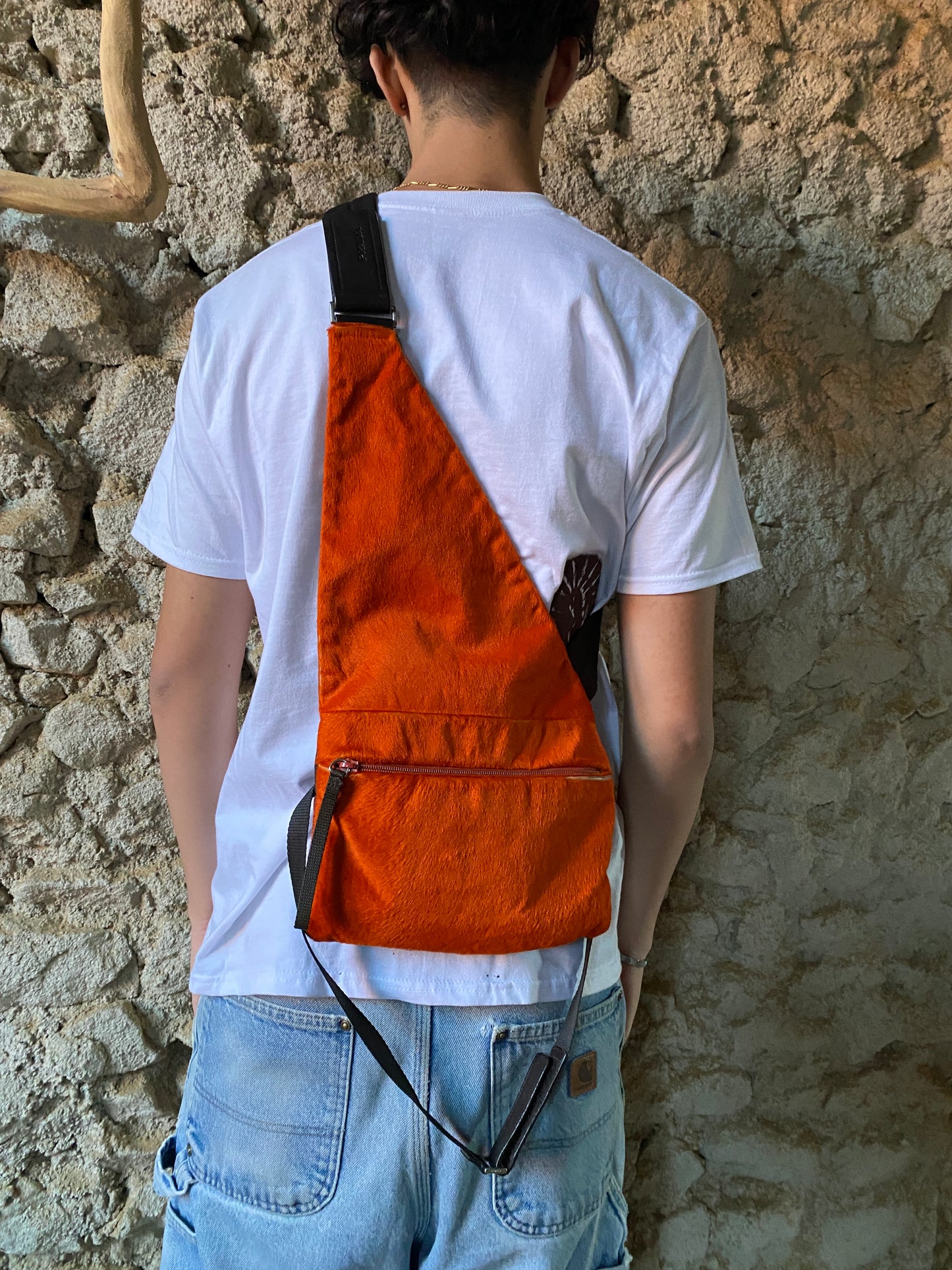 PRADA F/W 1999 RUNWAY FUR HOLSTER SLINGBAG