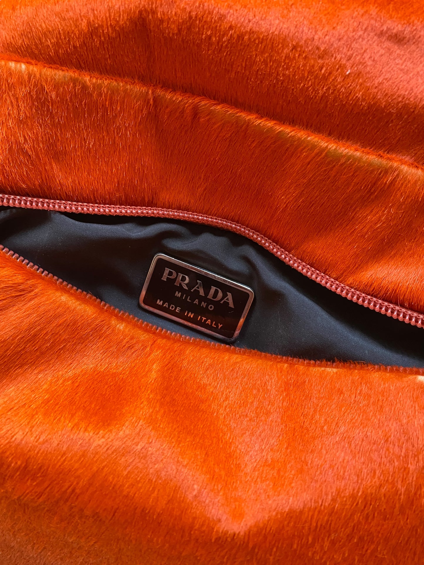 PRADA F/W 1999 RUNWAY FUR HOLSTER SLINGBAG