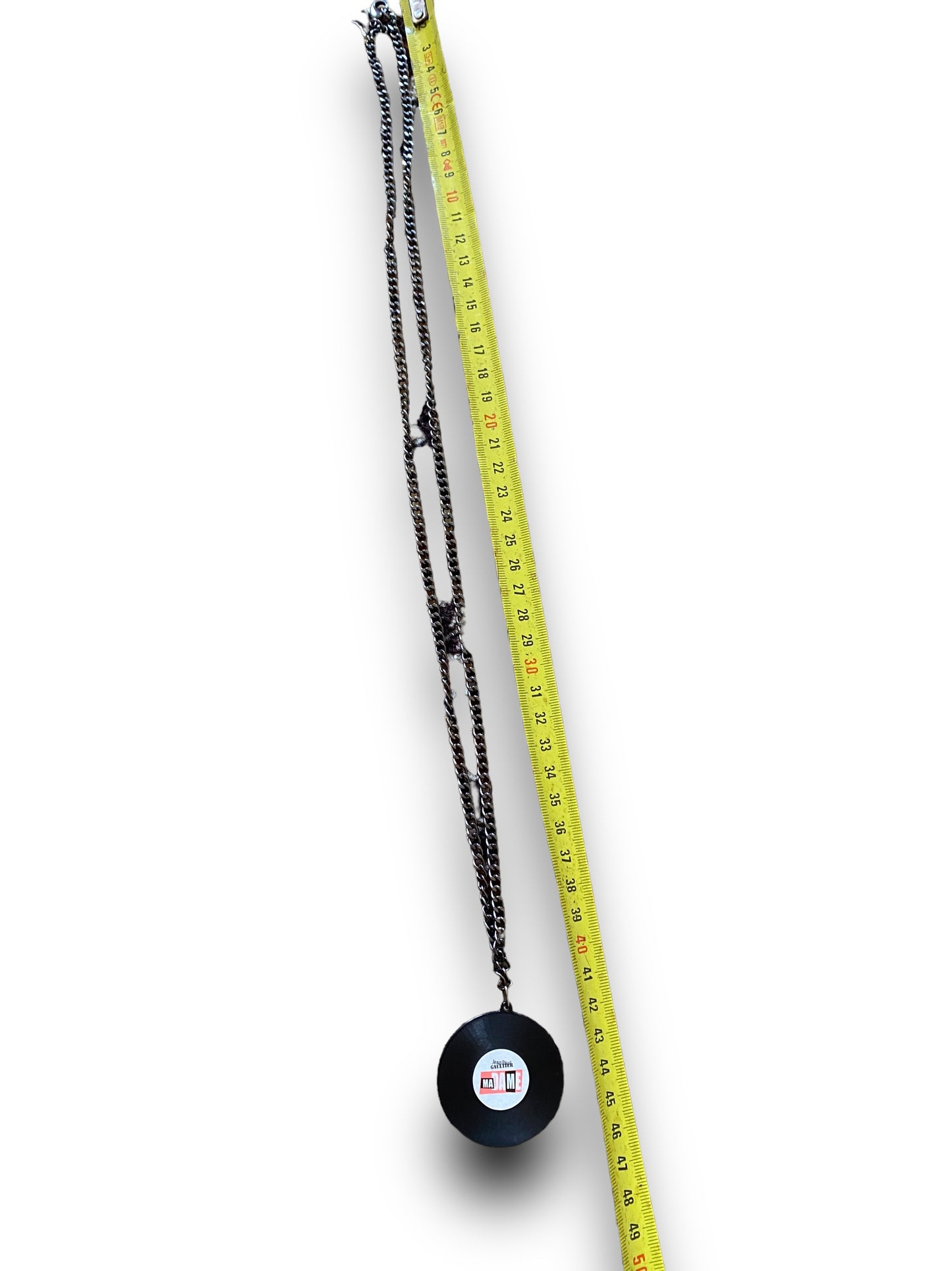 JEAN PAUL GAULTIER MADAME VINYLE LONG NECKLACE