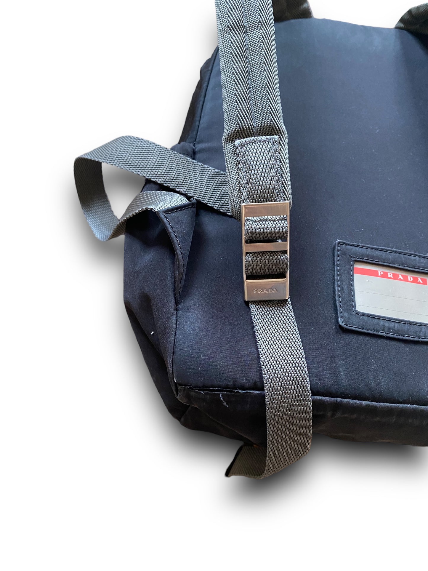 PRADA SPORT 00S TECHNICAL  BLACK NYLON BACKPACK