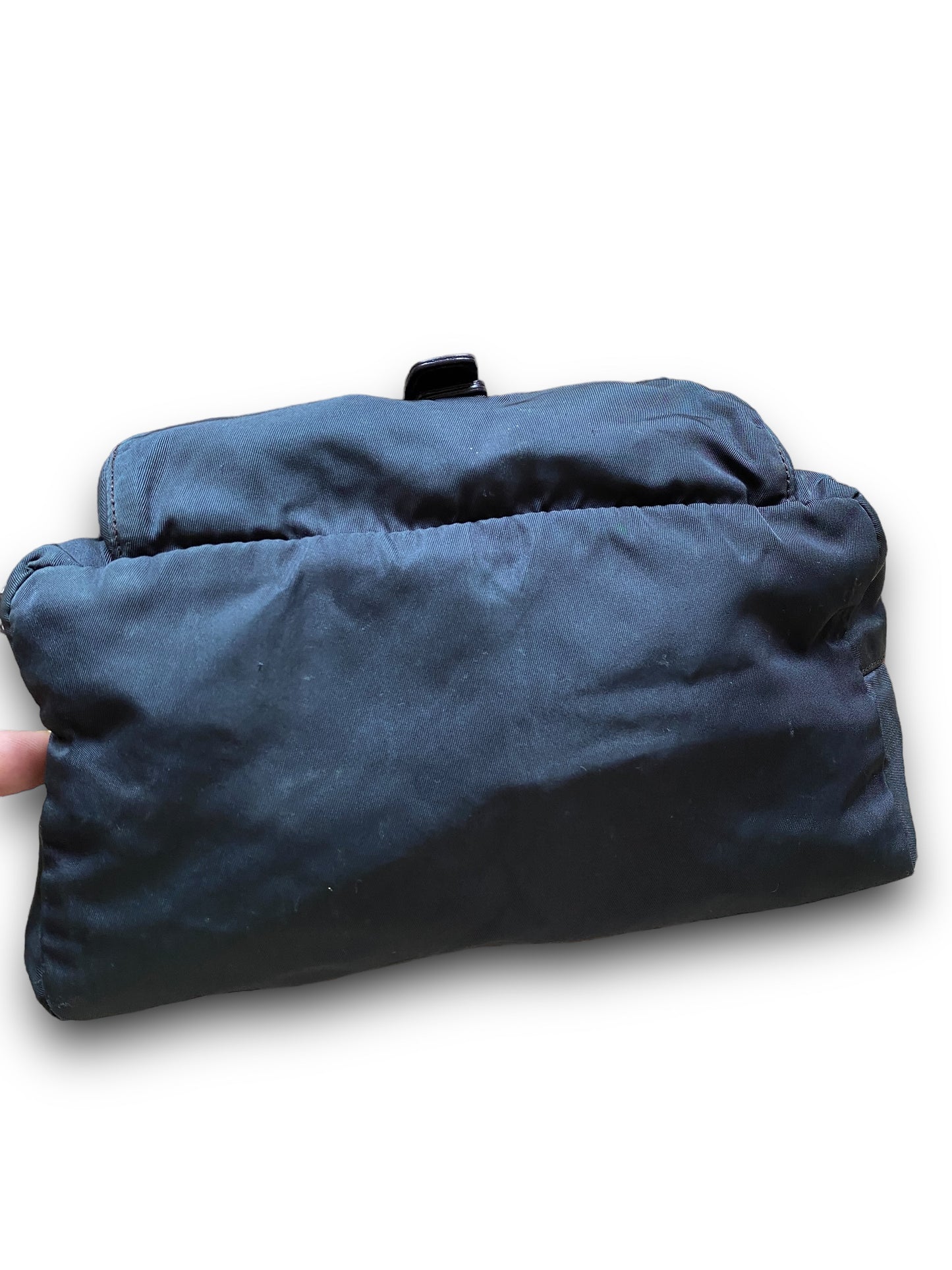 PRADA AQUA GREEN SINGLE STRAPS MESSENGER BAG