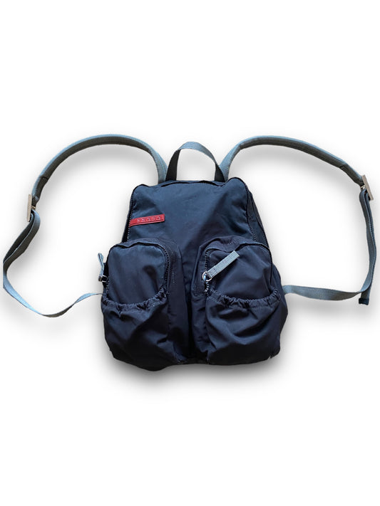 PRADA SPORT 00S TECHNICAL  BLACK NYLON BACKPACK