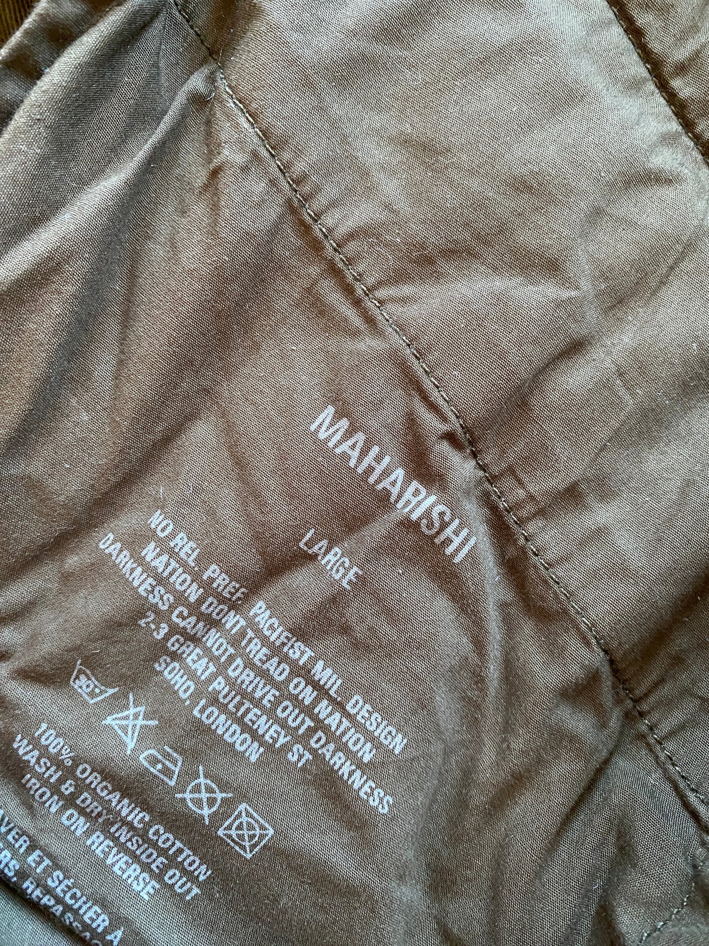 MAHARISHI KAKI BAGGY SNOPANTS (L)