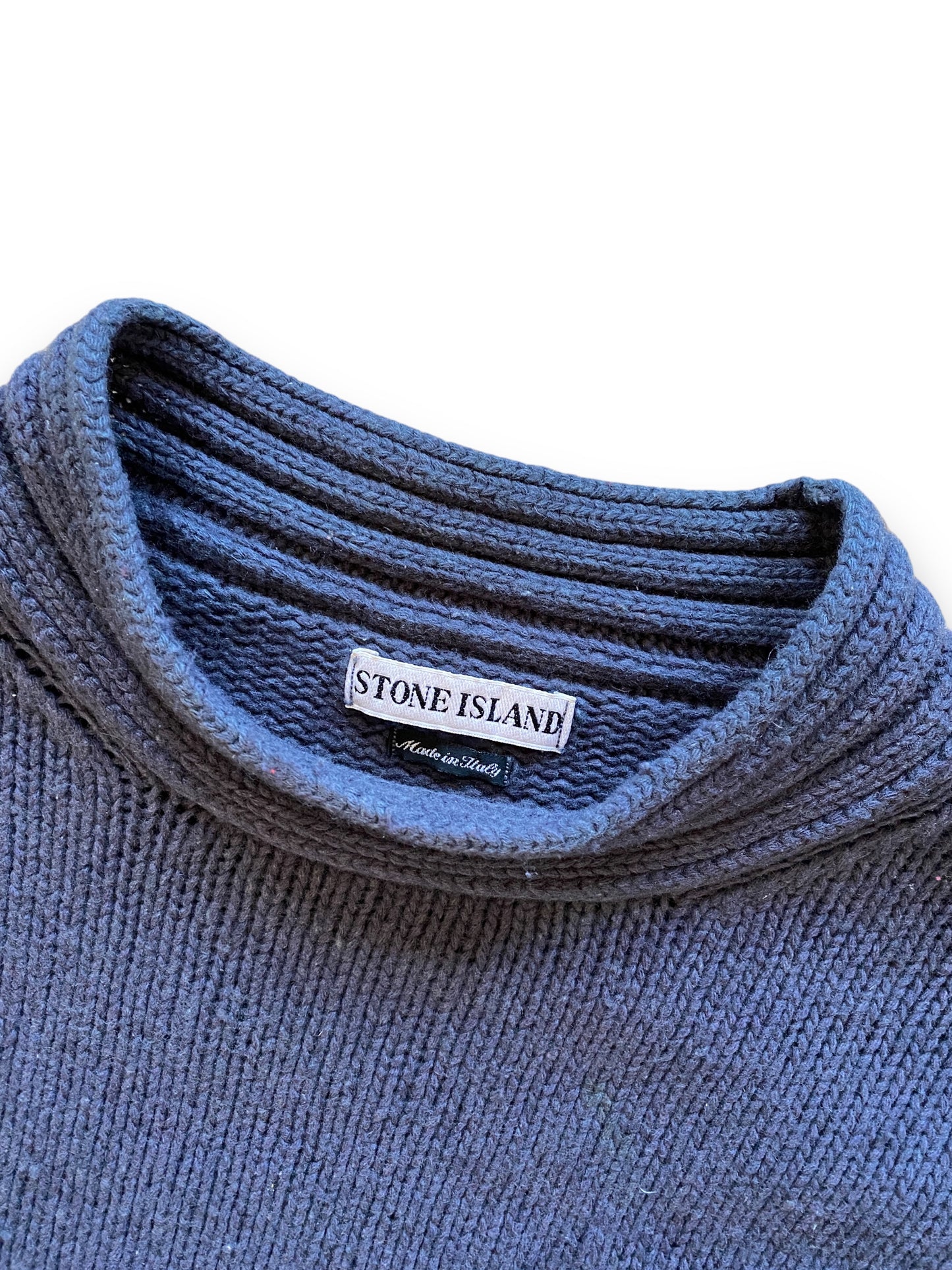 STONE ISLAND 90s WOOL KNITE JUMPER