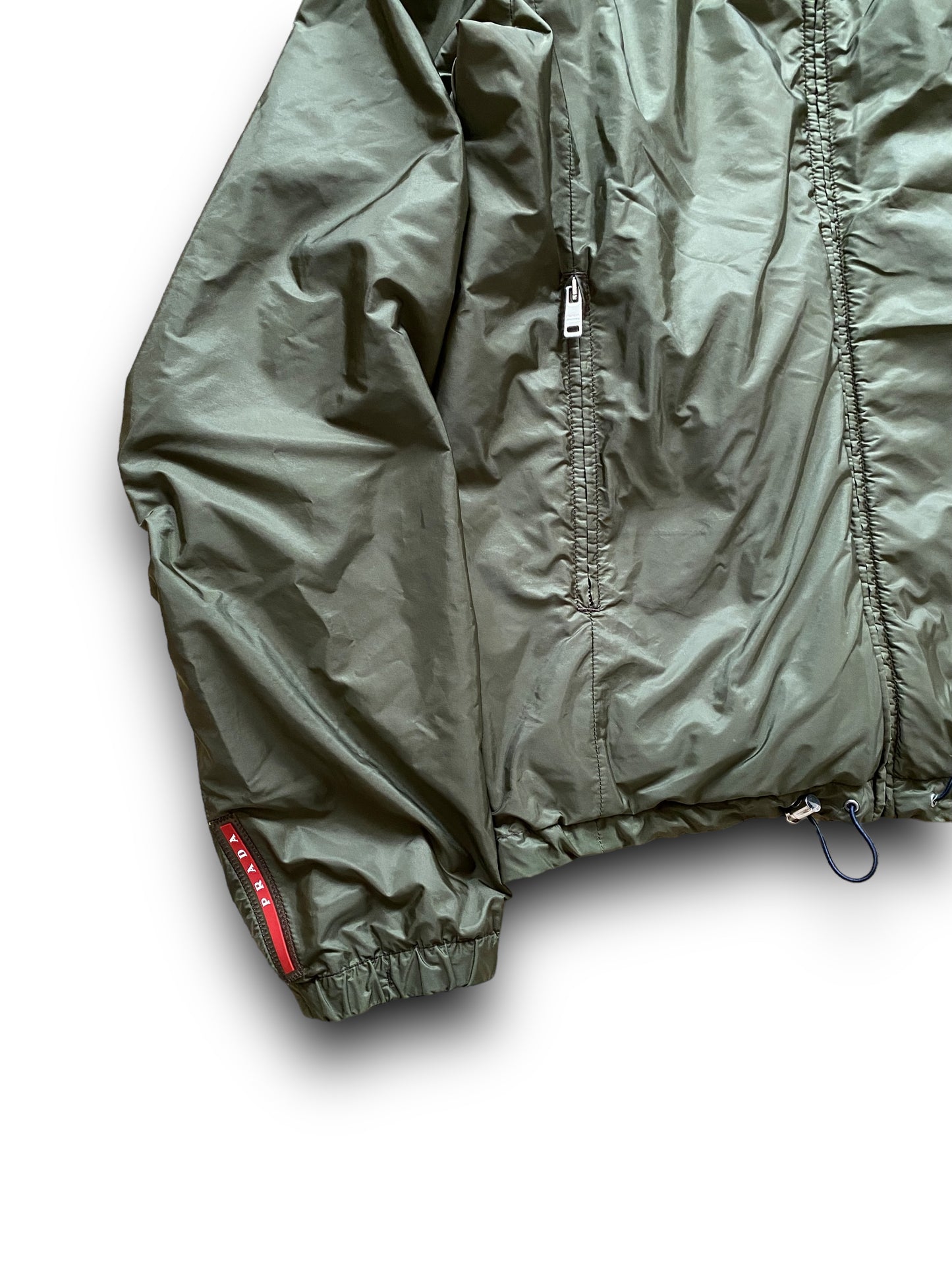 PRADA SPORT REVERSIBLE BLUE & KAKI JACKET (M)