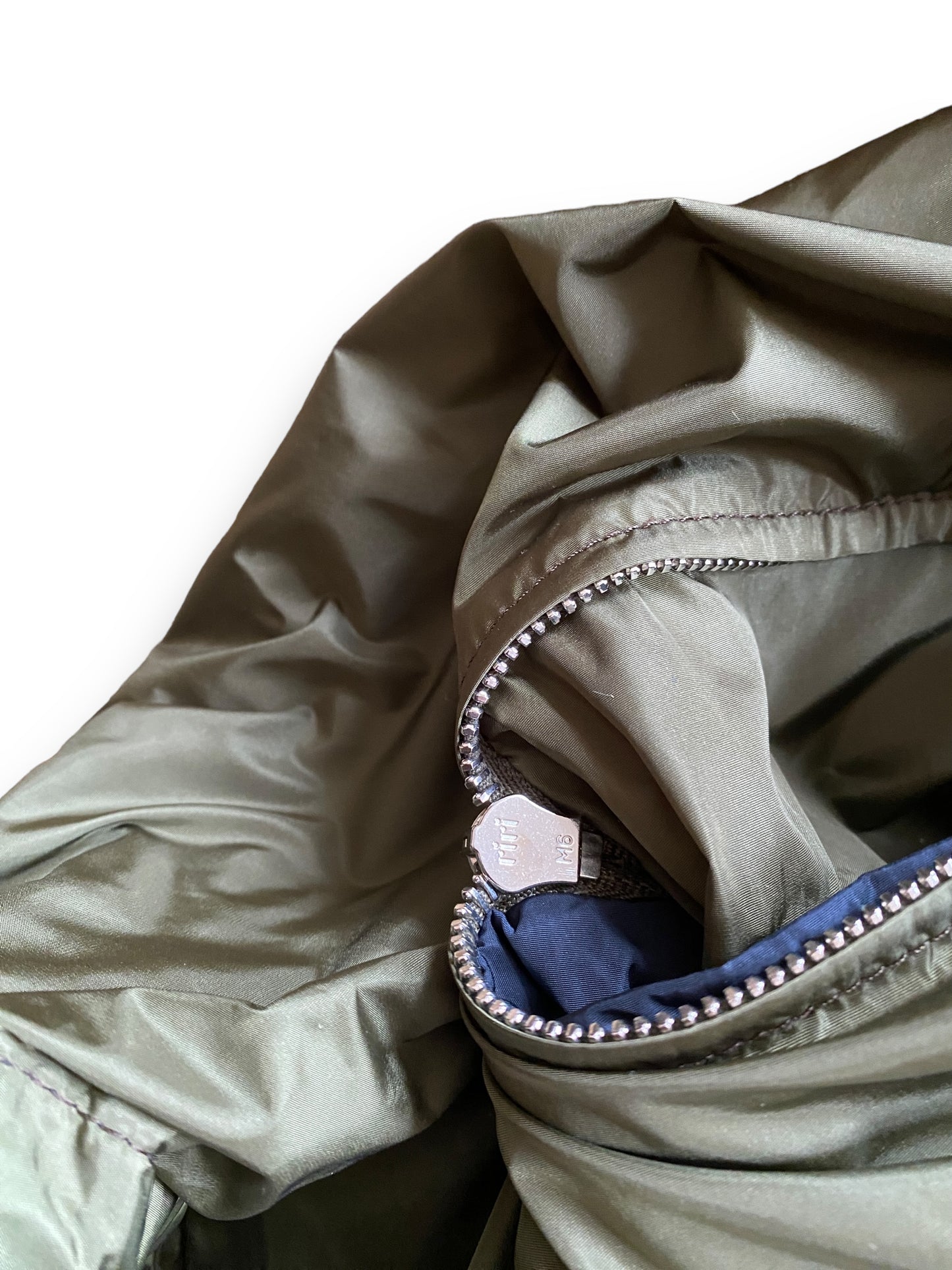 PRADA SPORT REVERSIBLE BLUE & KAKI JACKET (M)