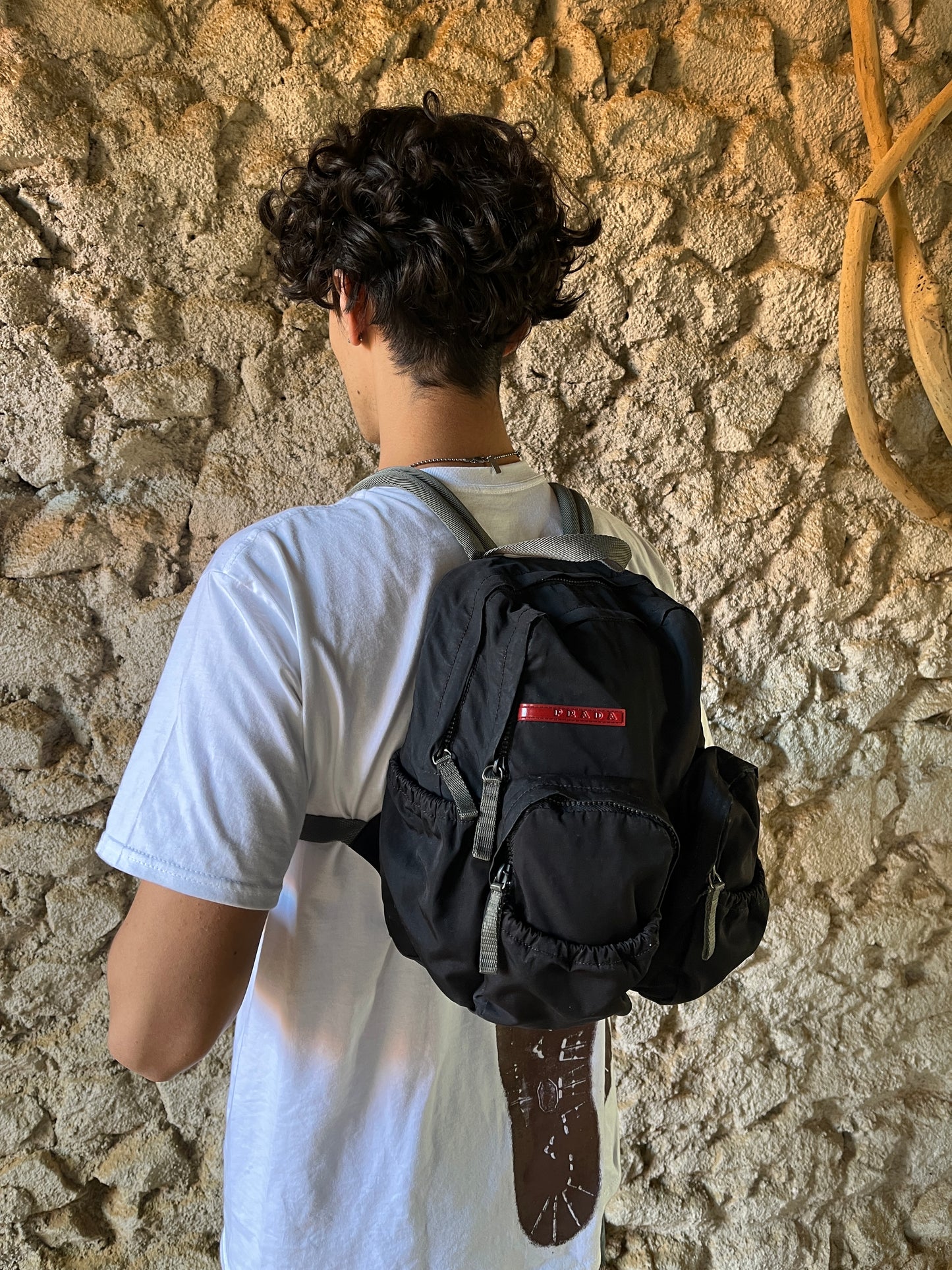 PRADA SPORT 00S TECHNICAL  BLACK NYLON BACKPACK