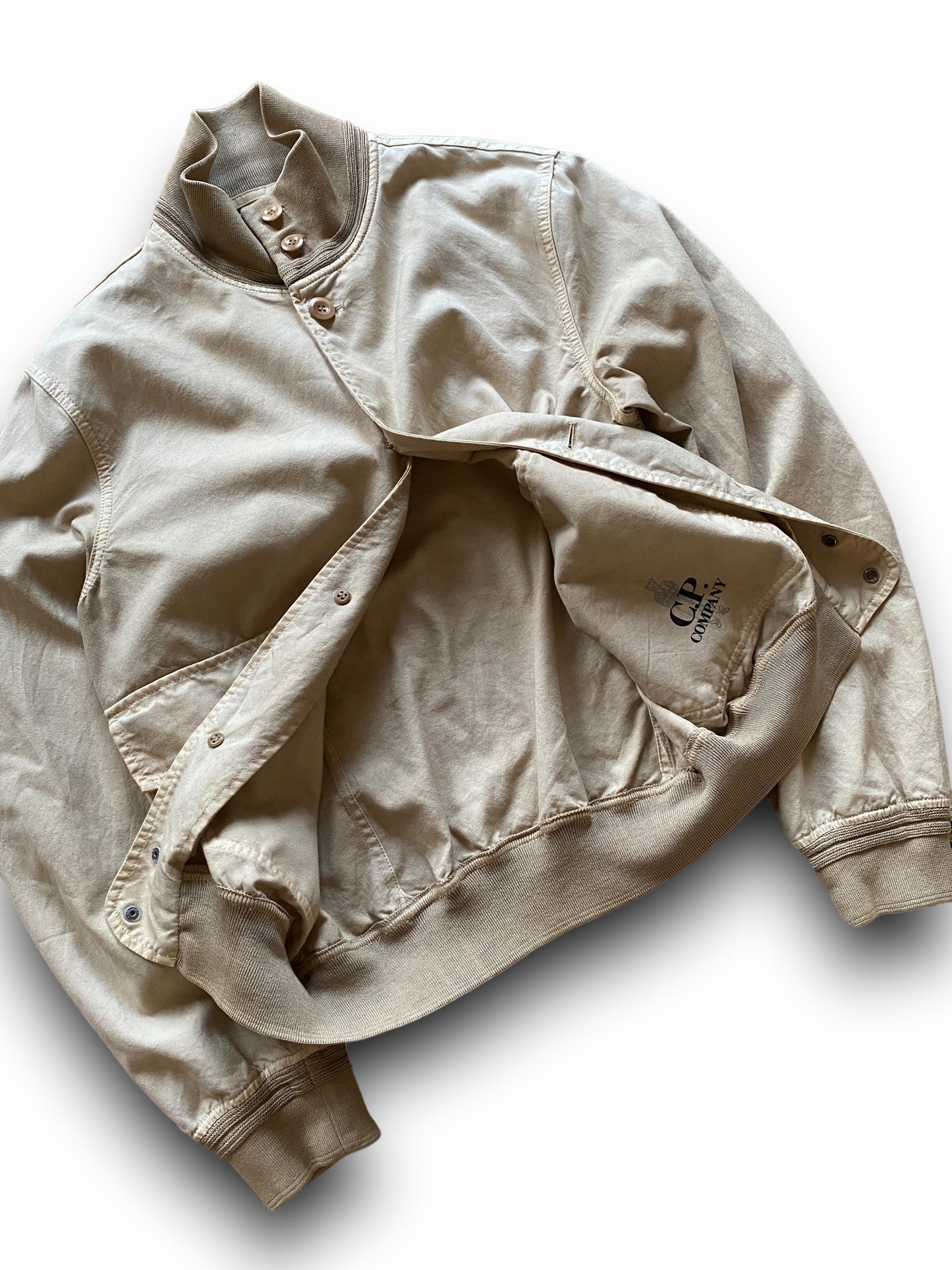 CP COMPANY BEIGE FLIGHT JACKET (M)