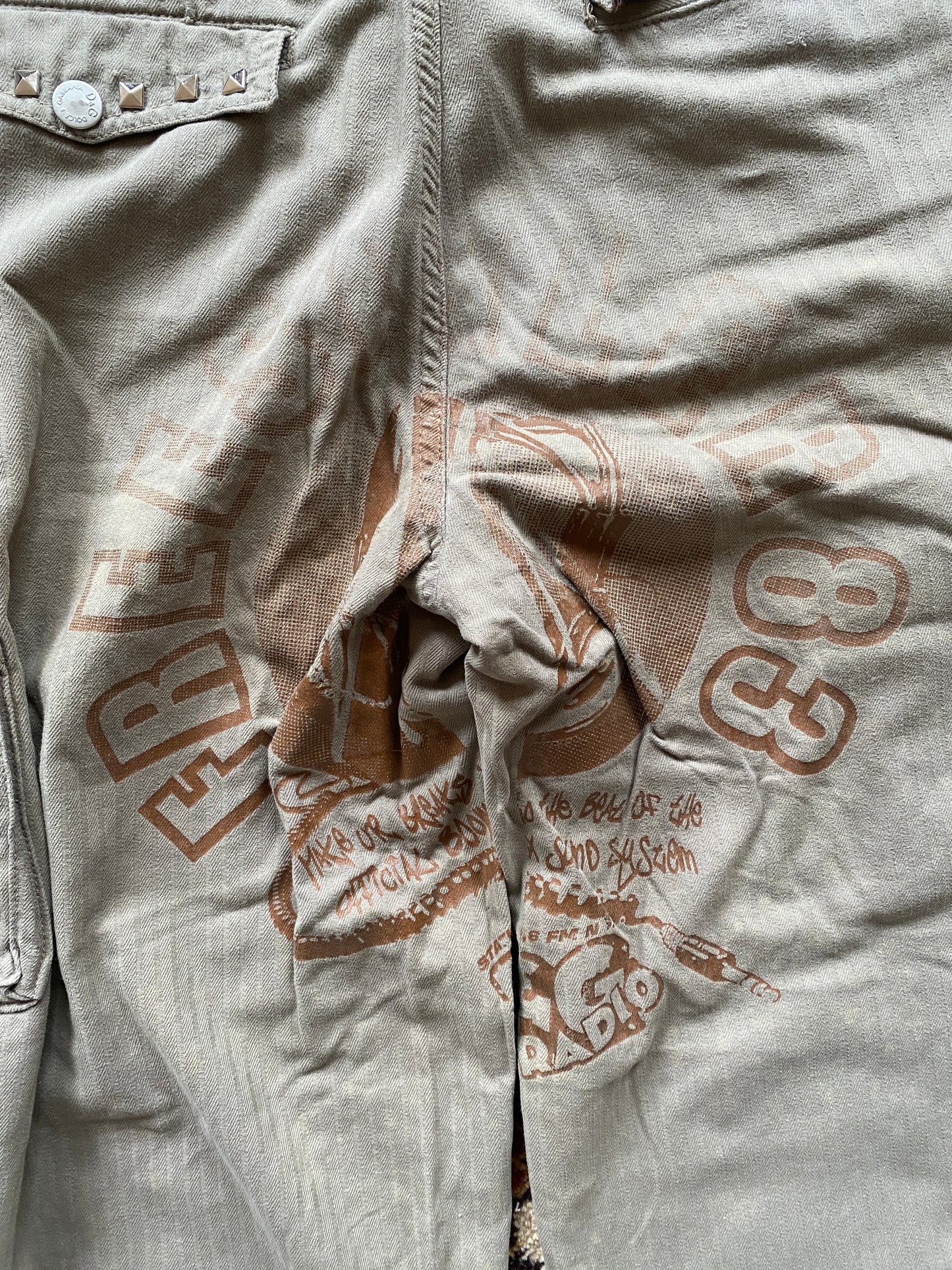 D&G ARMY COMBAT CARGO PANTS