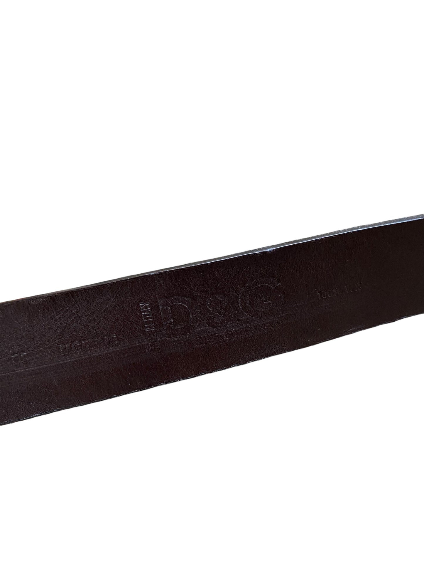 DOLCE & GABANNA COW PATERN FUR BELT