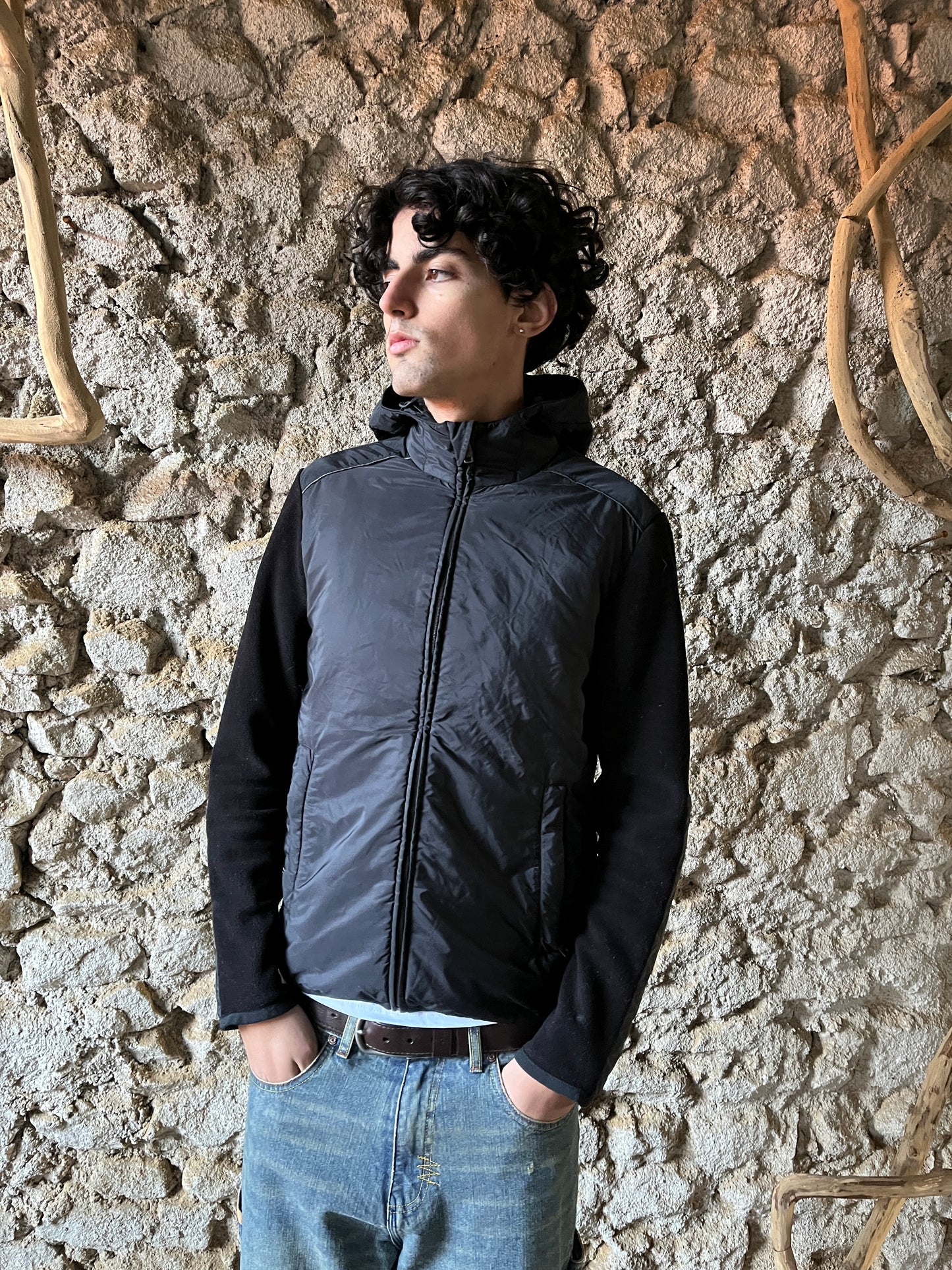PRADA SPORT BLACK FLEECE JACKET FW2017 (S-M)