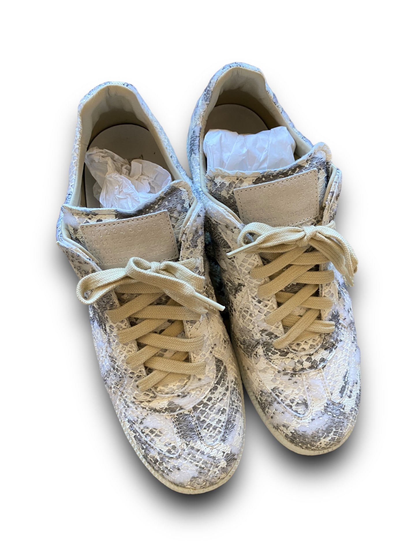 MAISON MARGIELA REPLICA SNEAKERS FAUX FUR SNAKE (43EU)