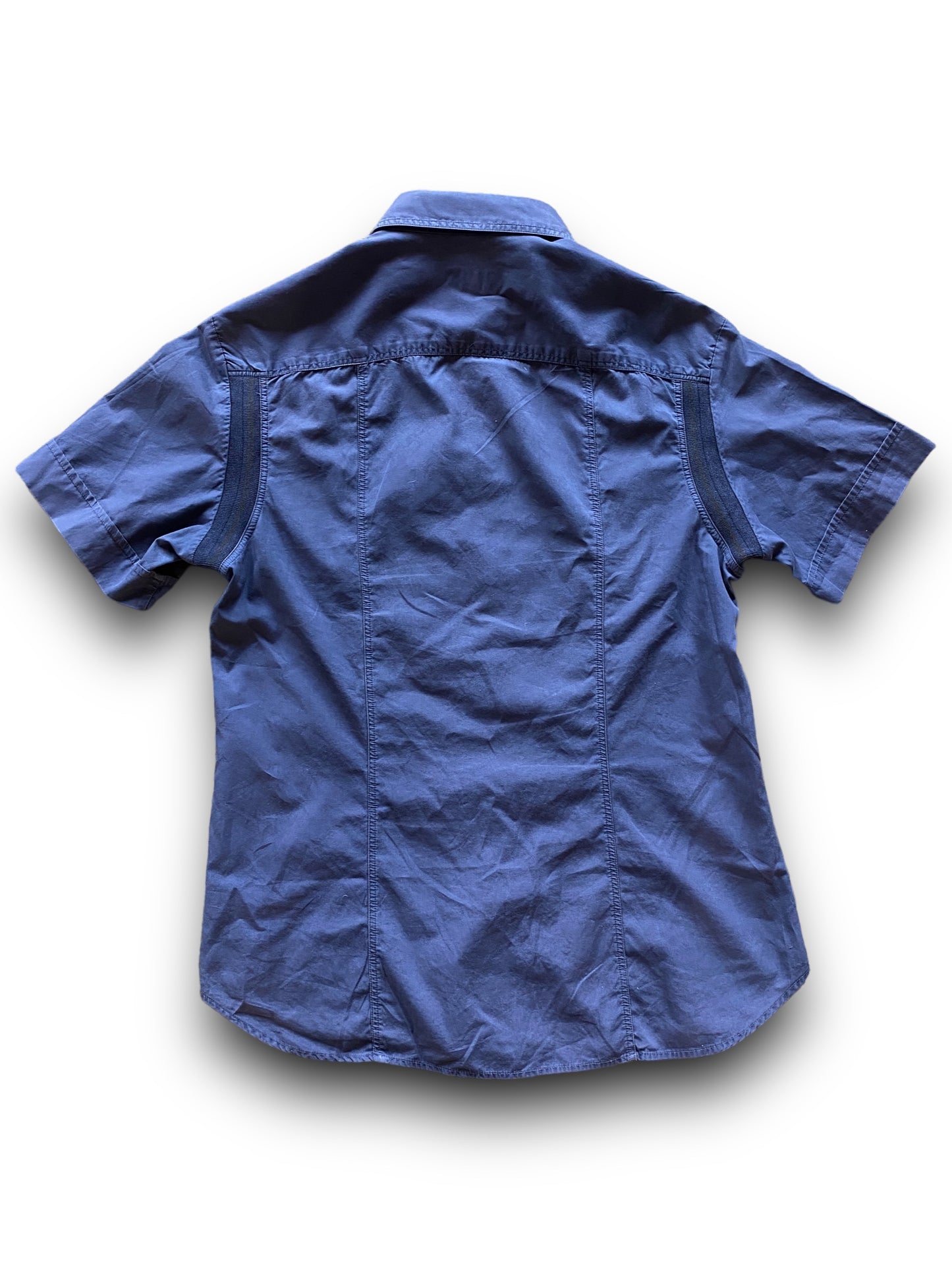 DOLCE GABBANA TECHNICAL BLUE SHIRT (S-M)