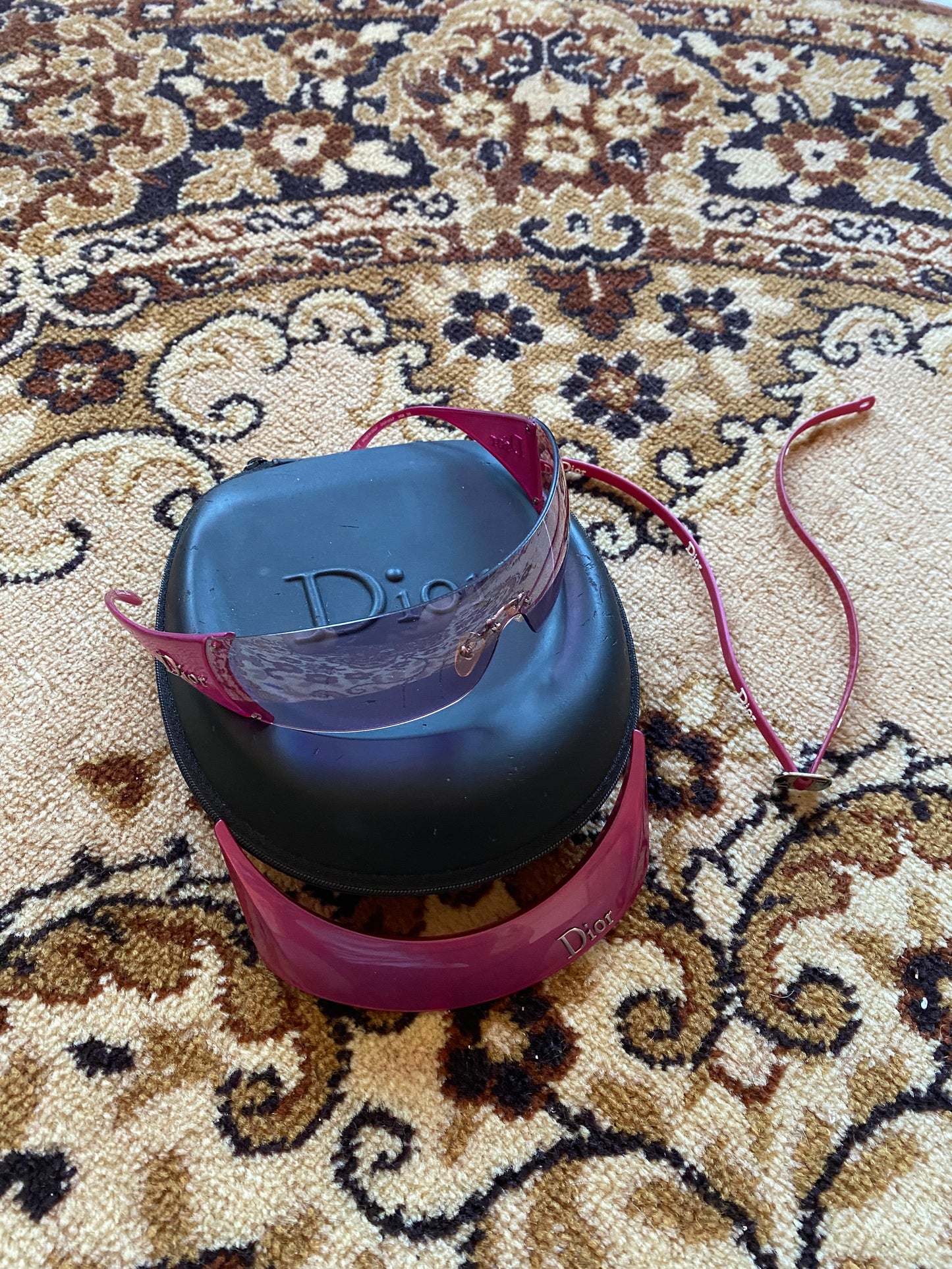 DIOR GOLF MASK PINK SUNGLASSES