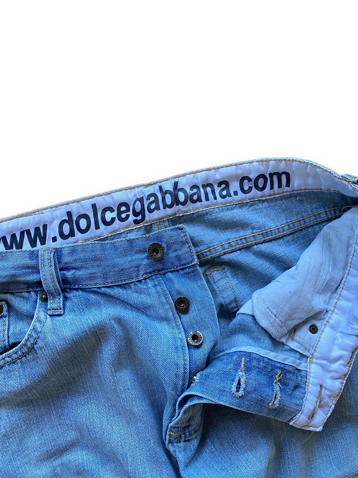 DOLCE & GABBANA DESTROY POEM JEANS (S-M)
