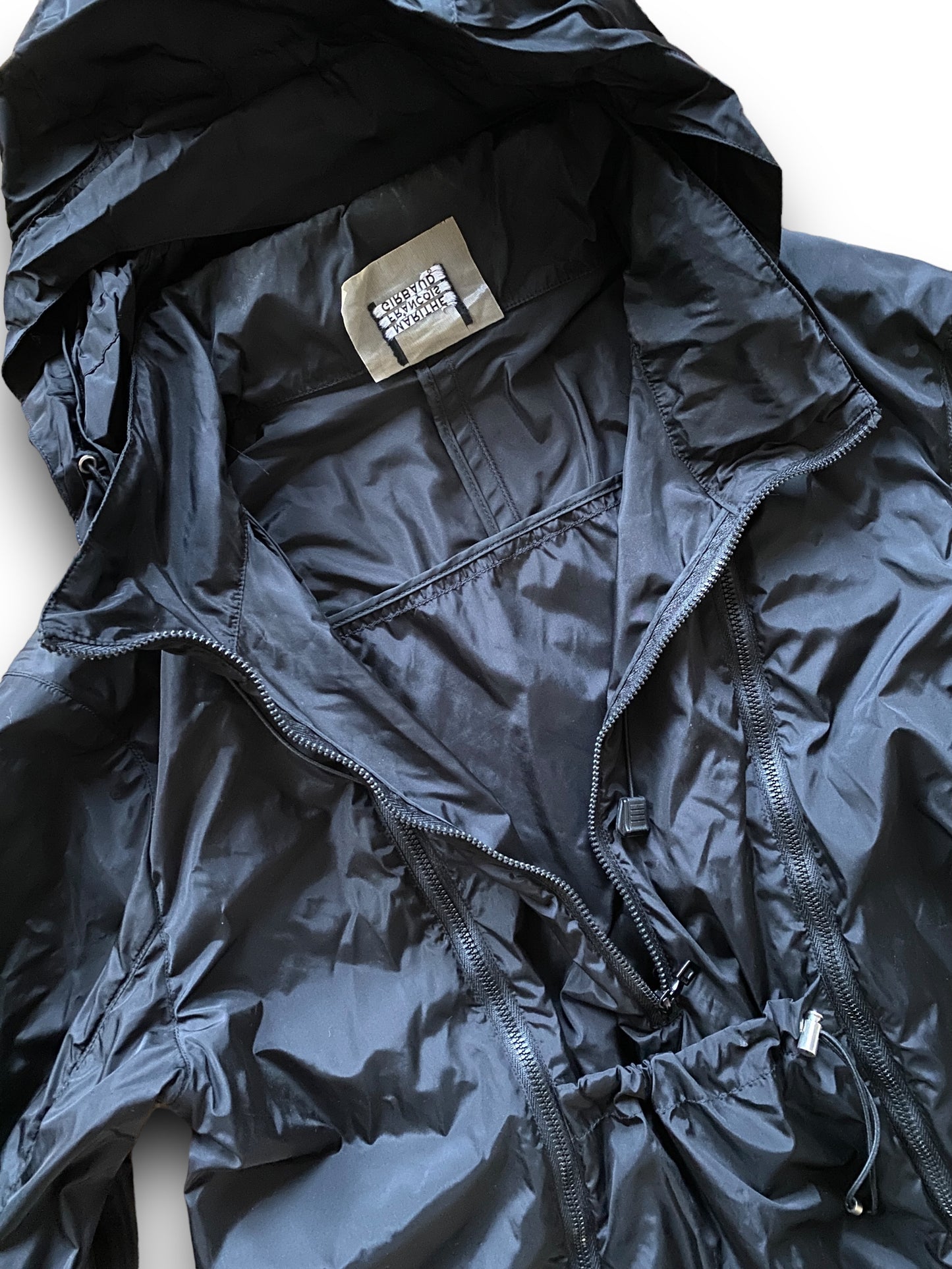 MARITHÉ + FRANCOIS GIRBAUD 00s BLACK TECHNICAL WINDBREAKER (M)