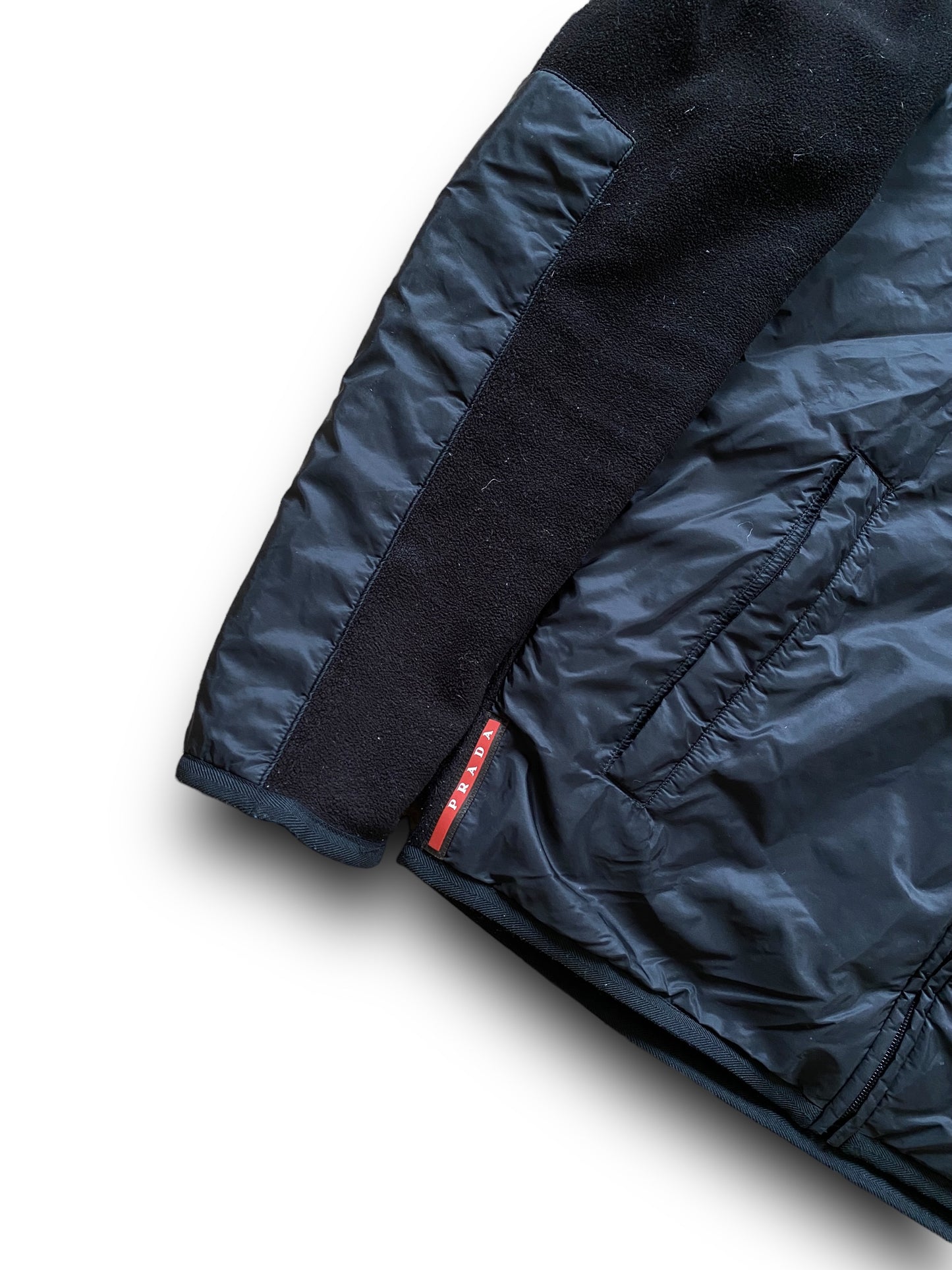 PRADA SPORT BLACK FLEECE JACKET FW2017 (S-M)