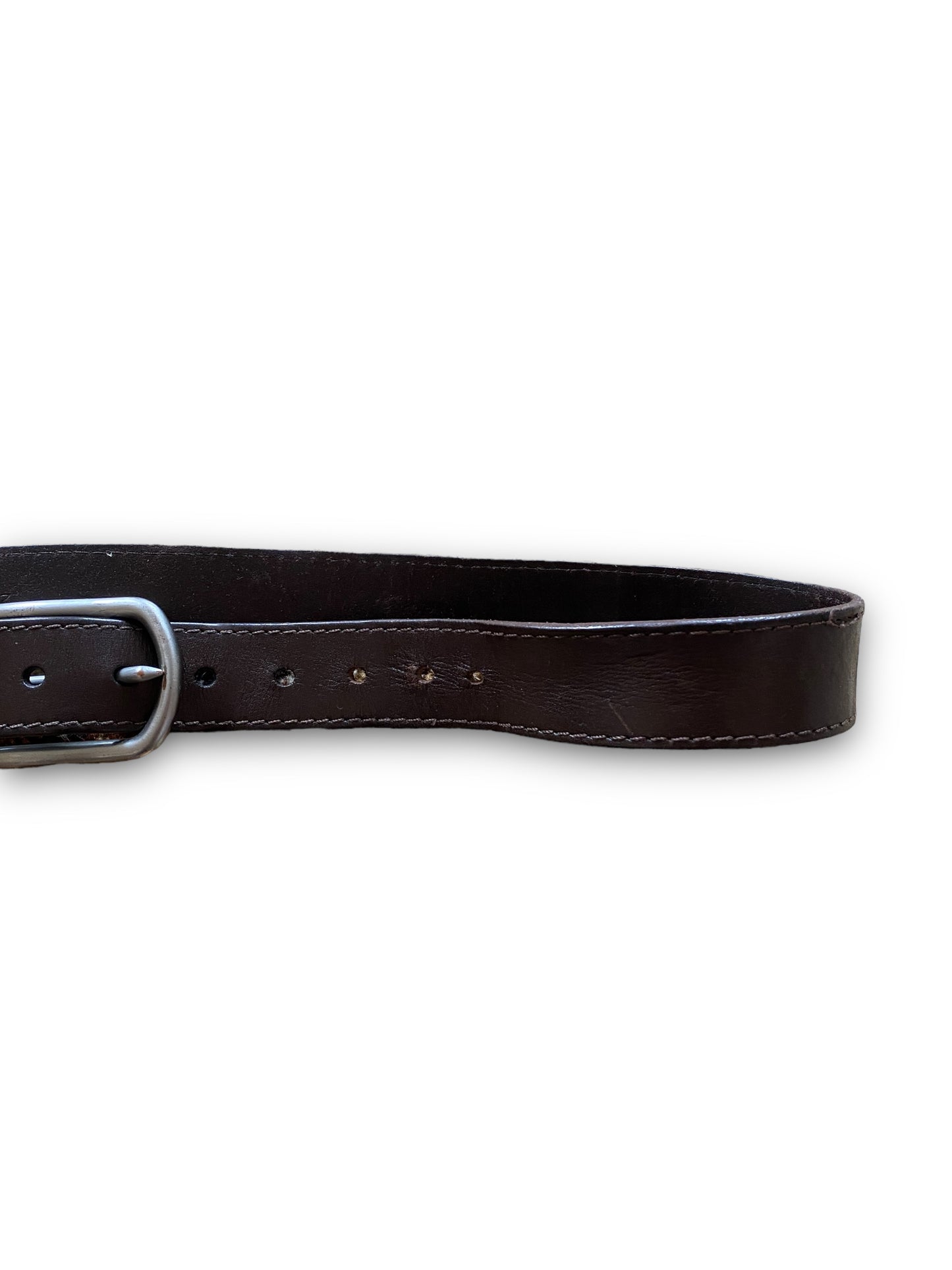 PRADA BROWN LEATHER BELT