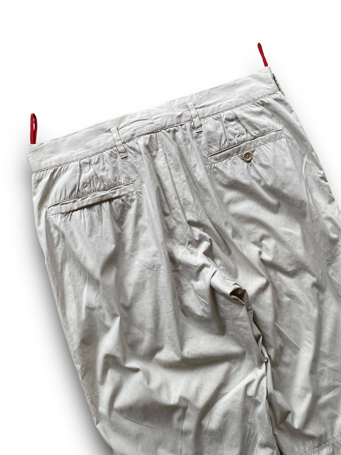 PRADA LIGHT CREME PANTS (M)