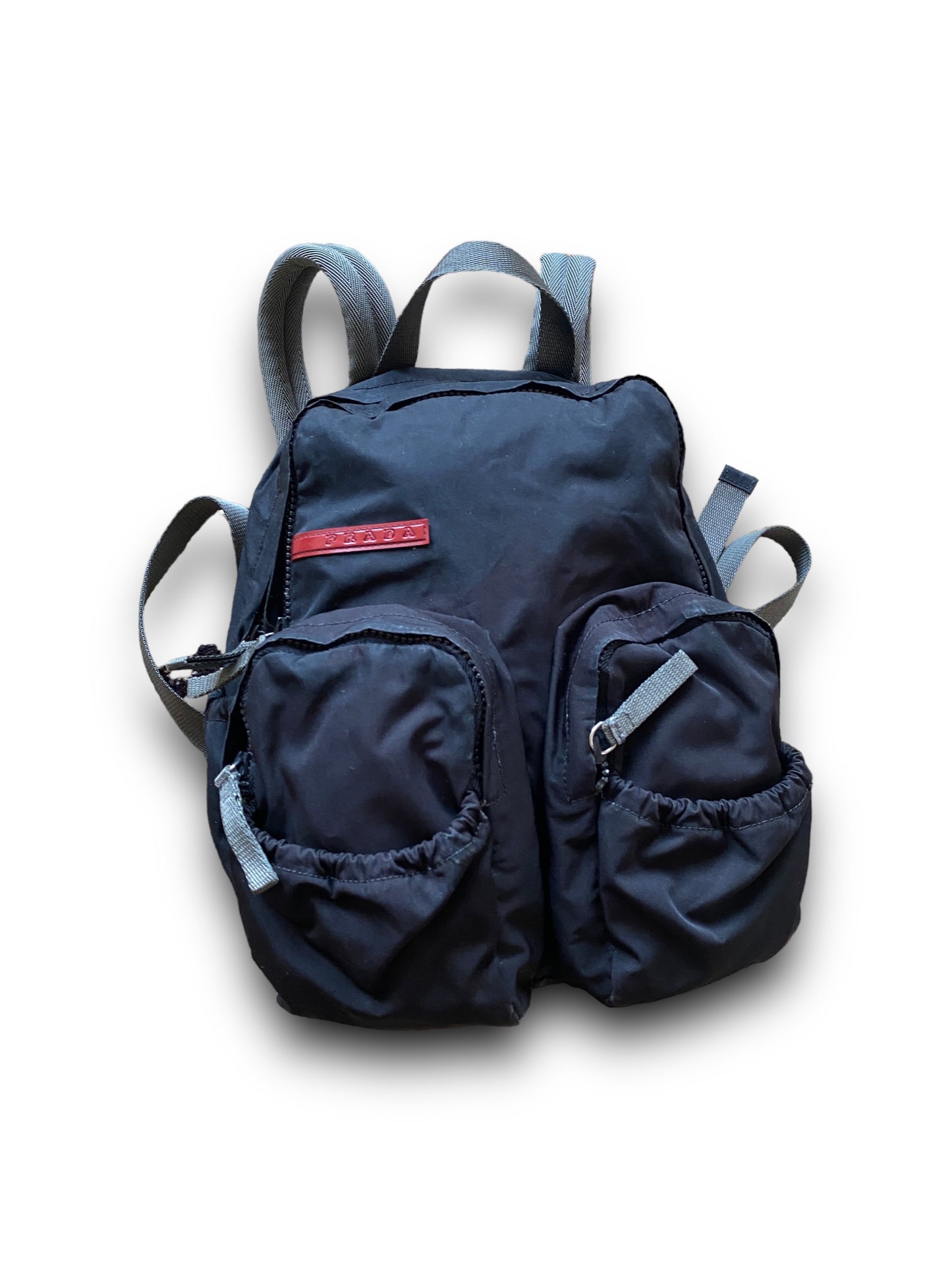 PRADA SPORT 00S TECHNICAL  BLACK NYLON BACKPACK