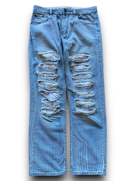 DOLCE & GABBANA DESTROY POEM JEANS (S-M)