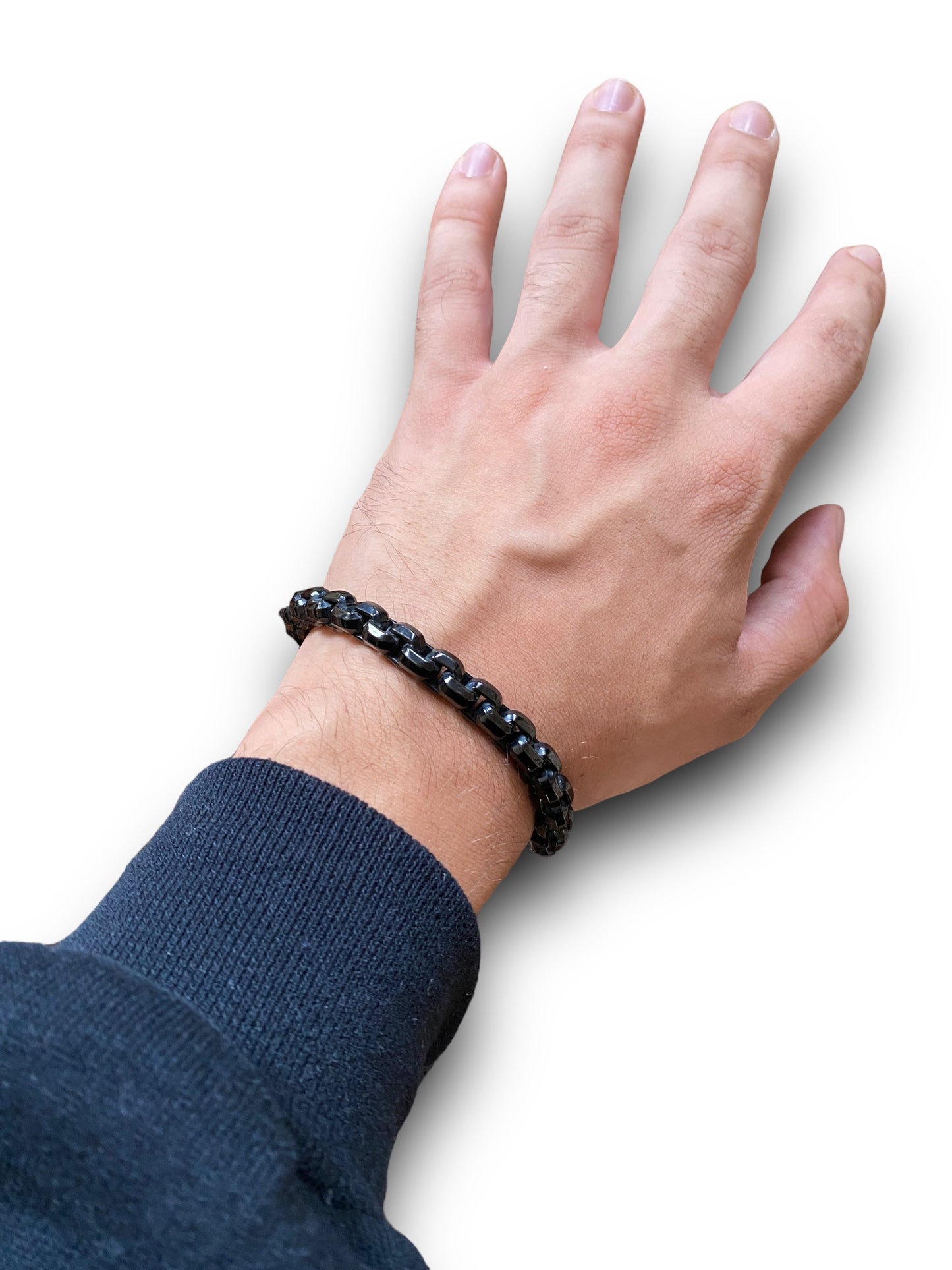 ARMANI DARK STEEL BLACK BRACELET