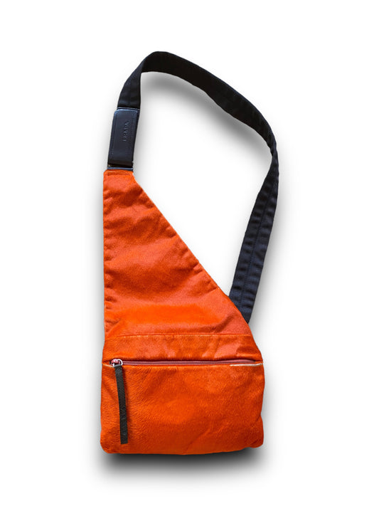 PRADA F/W 1999 RUNWAY FUR HOLSTER SLINGBAG