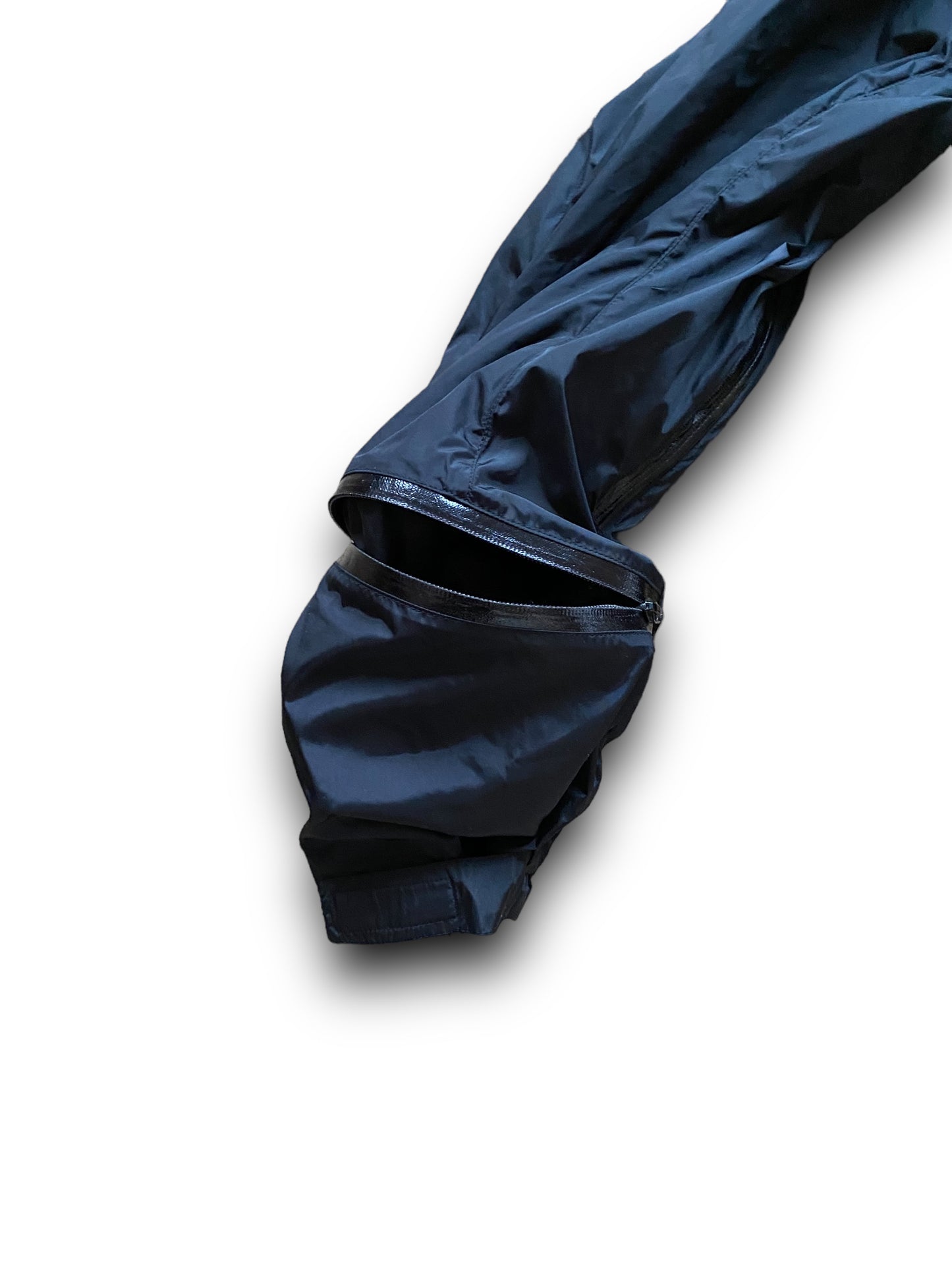 MARITHÉ + FRANCOIS GIRBAUD 00s BLACK TECHNICAL WINDBREAKER (M)