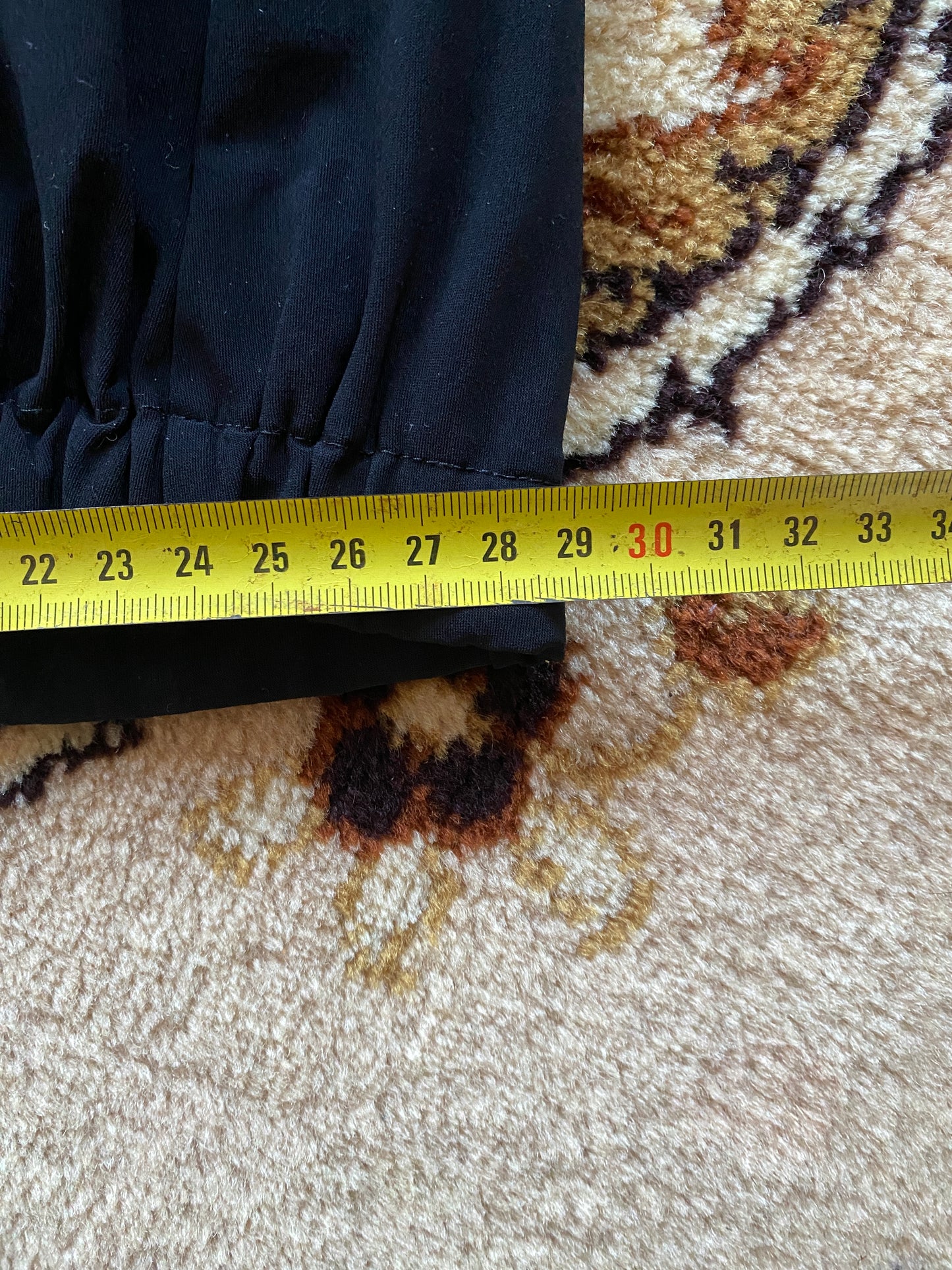 MFG BLACK BAGGY PANTS (S-M)