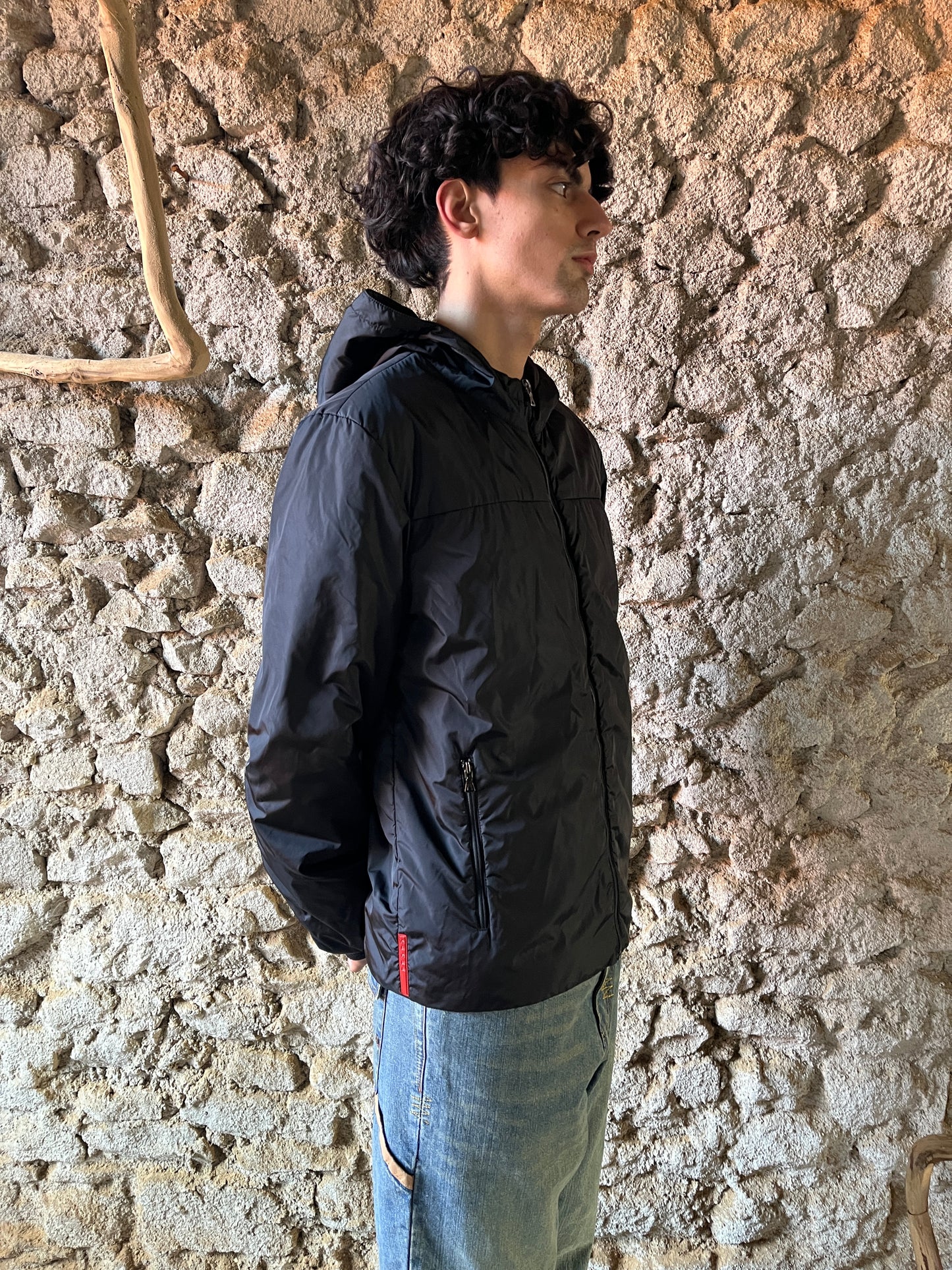 PRADA SPORT PUFFER HOOD JACKET (M-L)