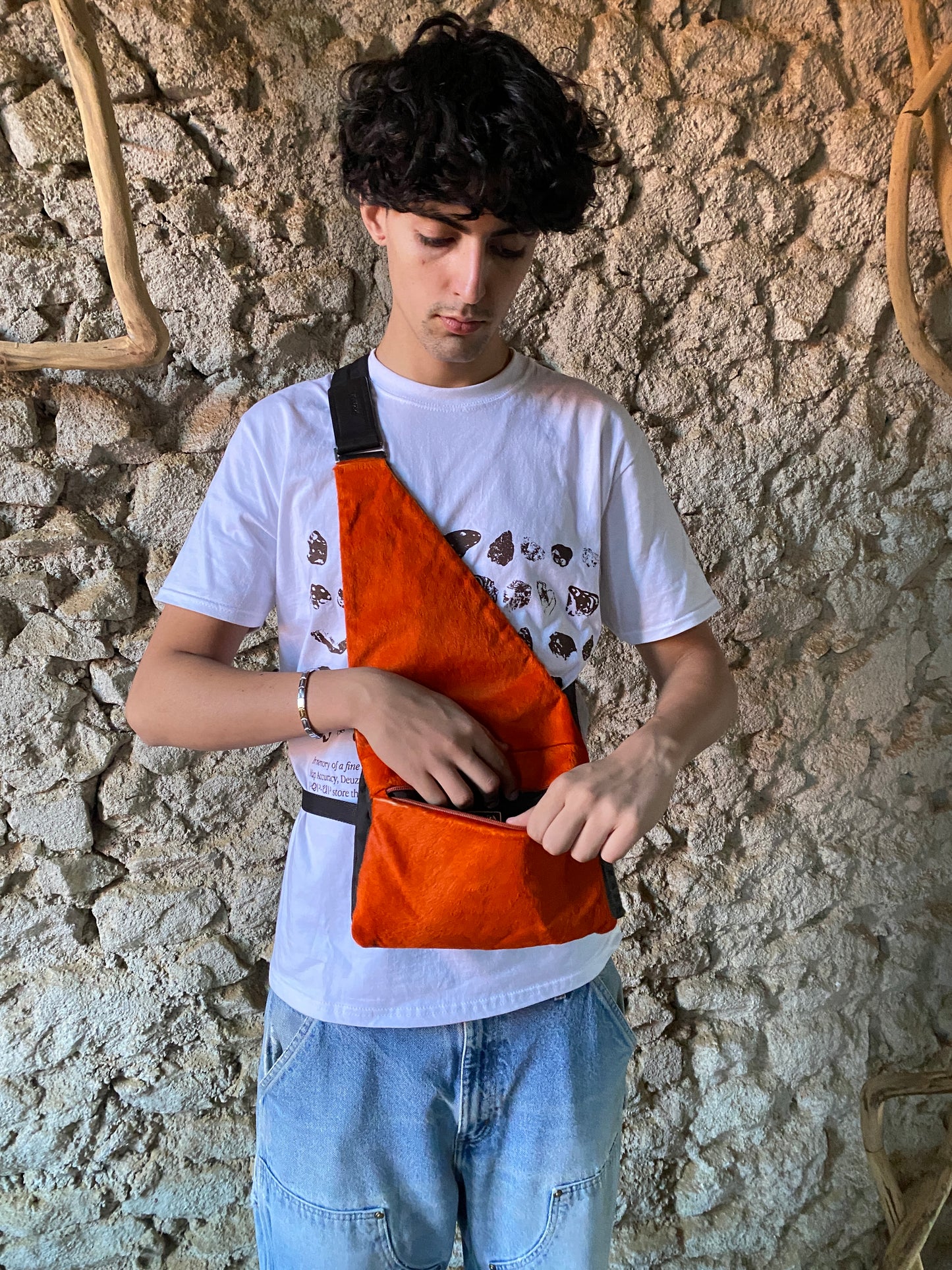 PRADA F/W 1999 RUNWAY FUR HOLSTER SLINGBAG