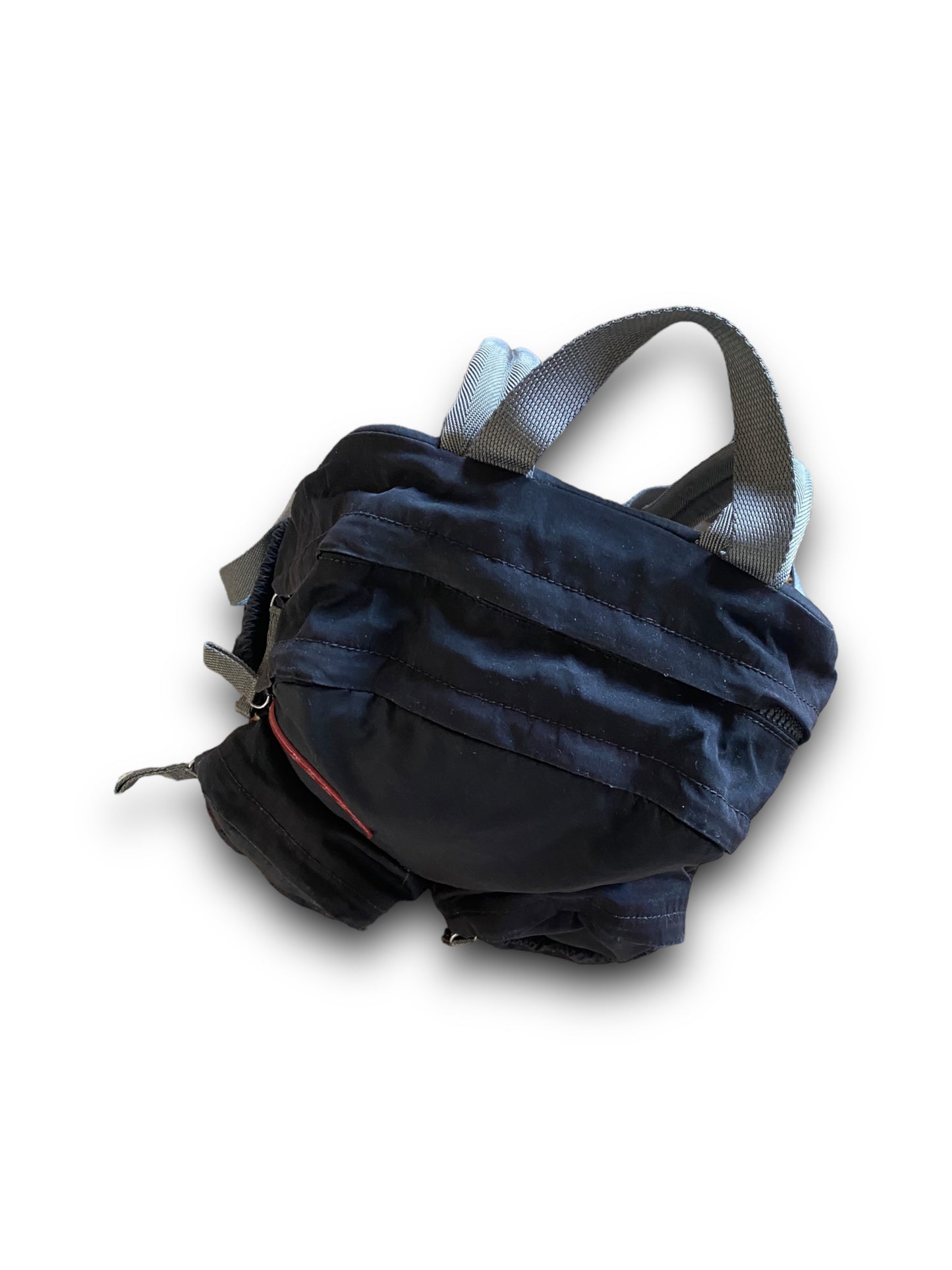 PRADA SPORT 00S TECHNICAL  BLACK NYLON BACKPACK