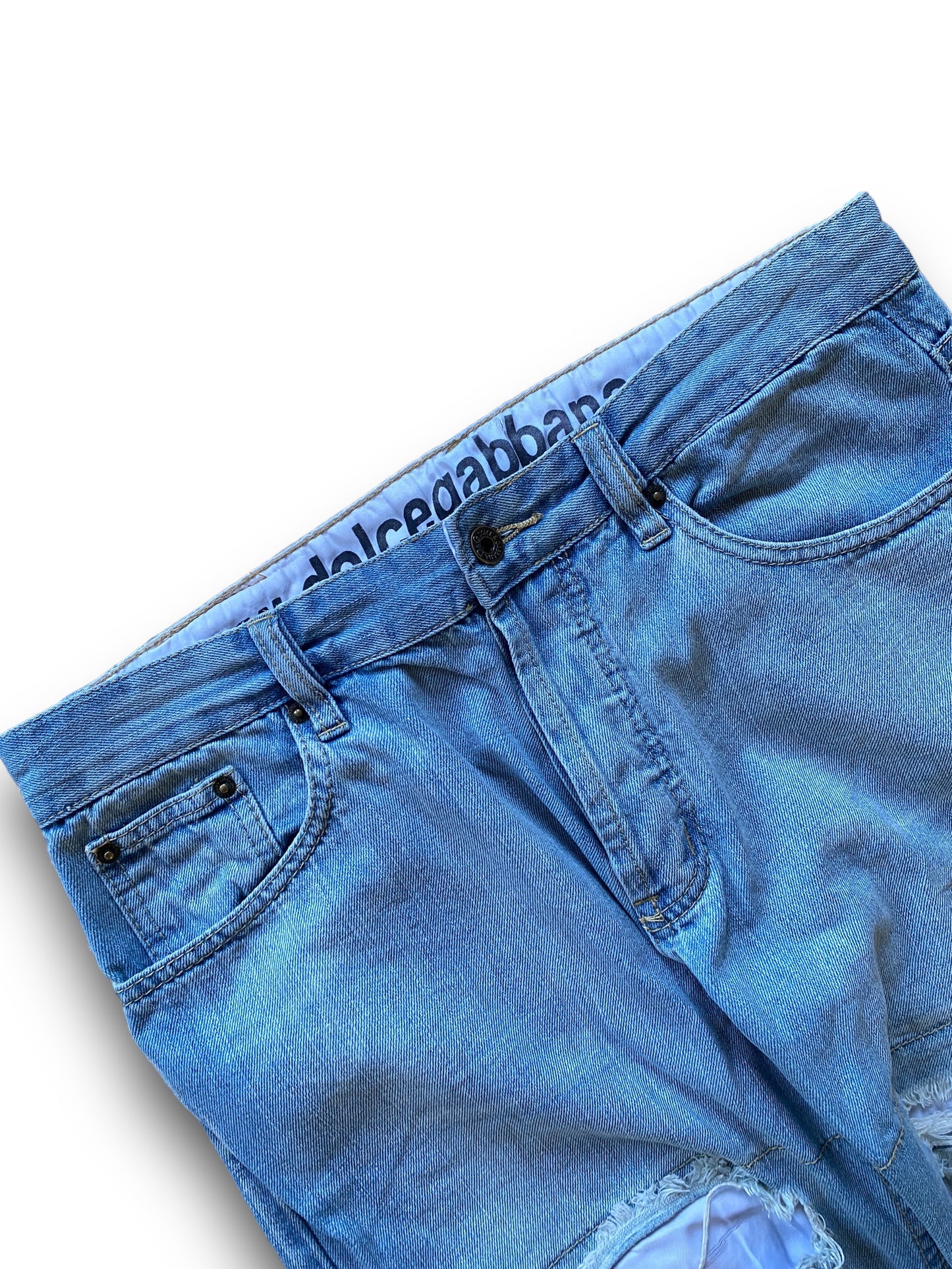 DOLCE & GABBANA DESTROY POEM JEANS (S-M)