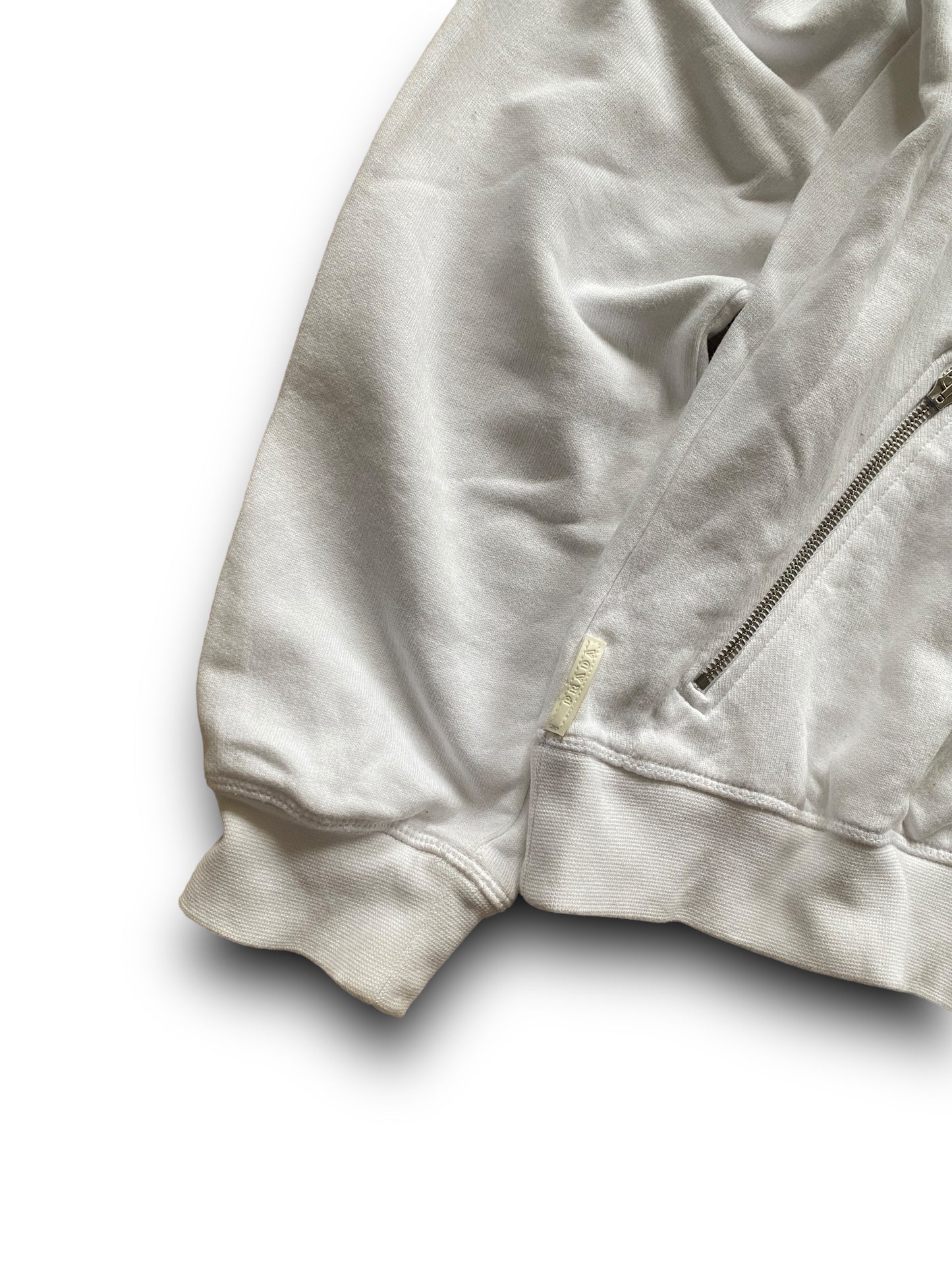 PRADA SPORT WHITE HOODIE (L)