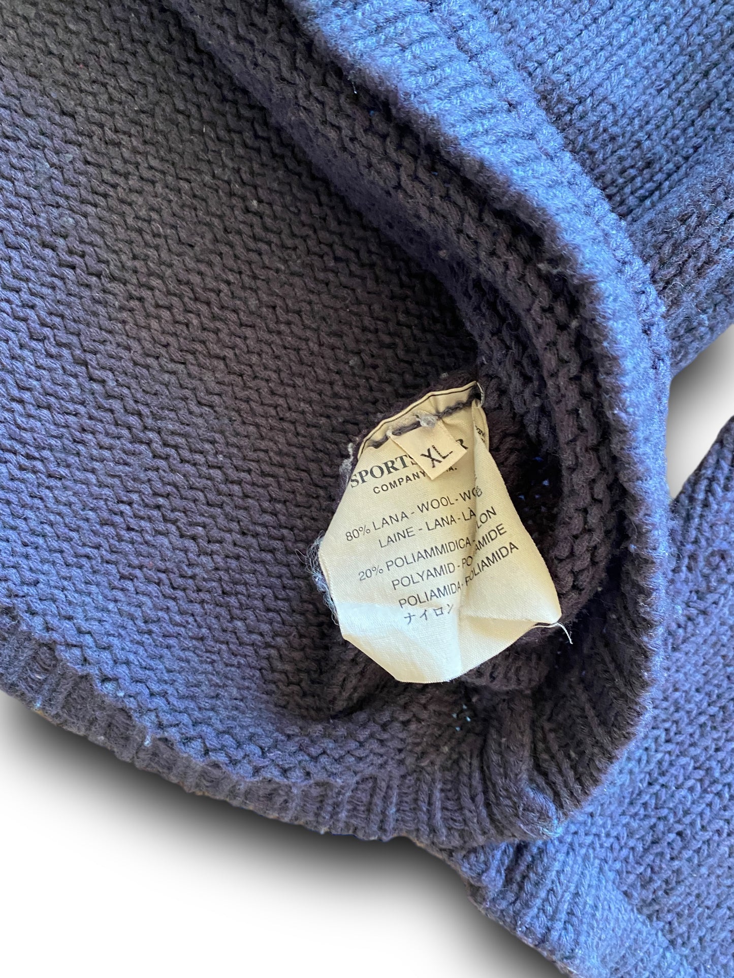 STONE ISLAND 90s WOOL KNITE JUMPER