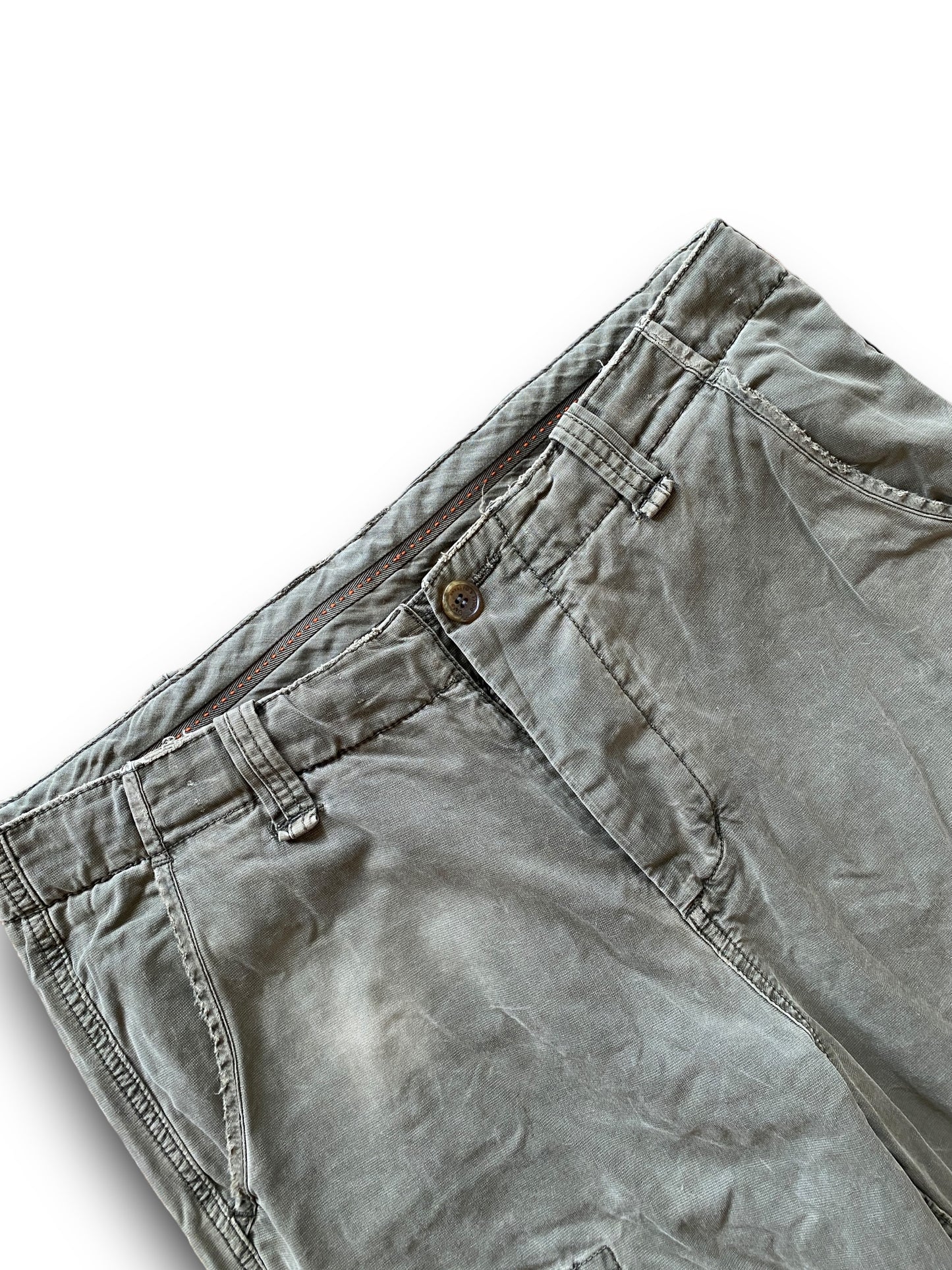 DOLCE & GABBANA COMBAT CARGO MILITARY GREEN SHORT (XL)