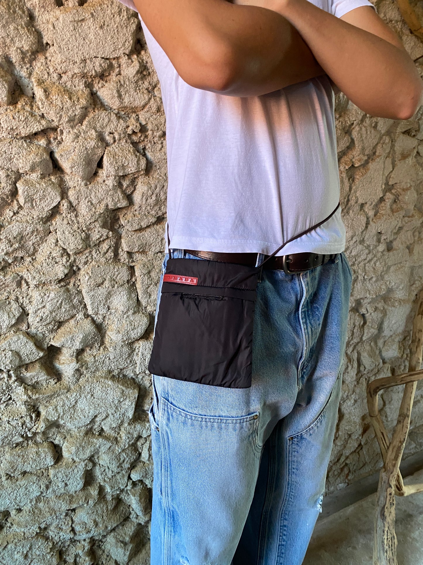 PRADA SS1999 2IN1 POUCH BAG