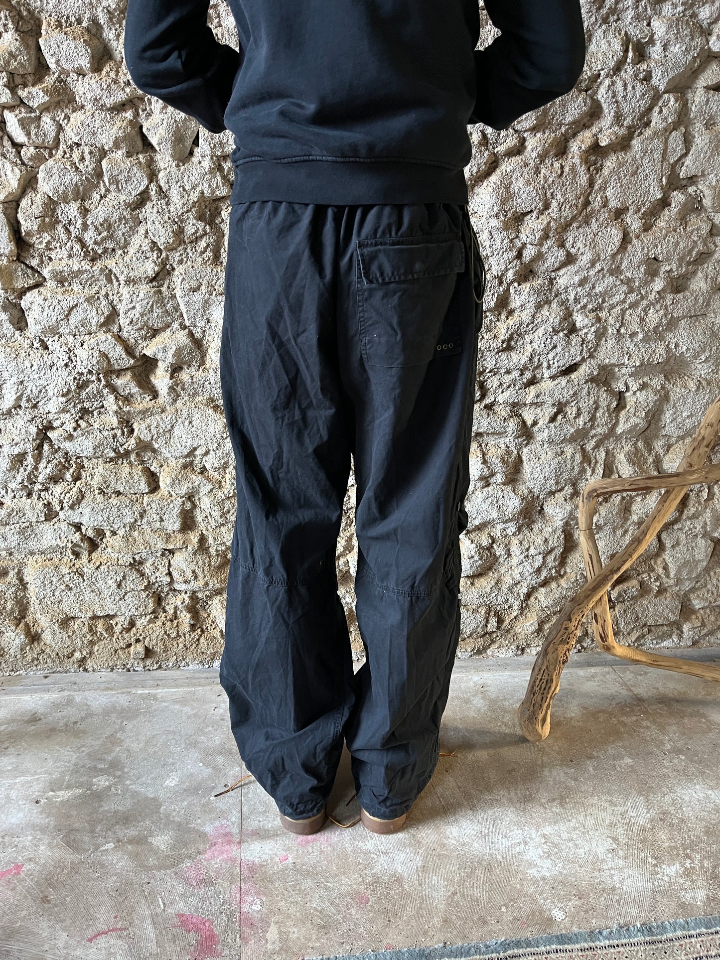 MAHARISHI BLACK SNOPANTS (XL)