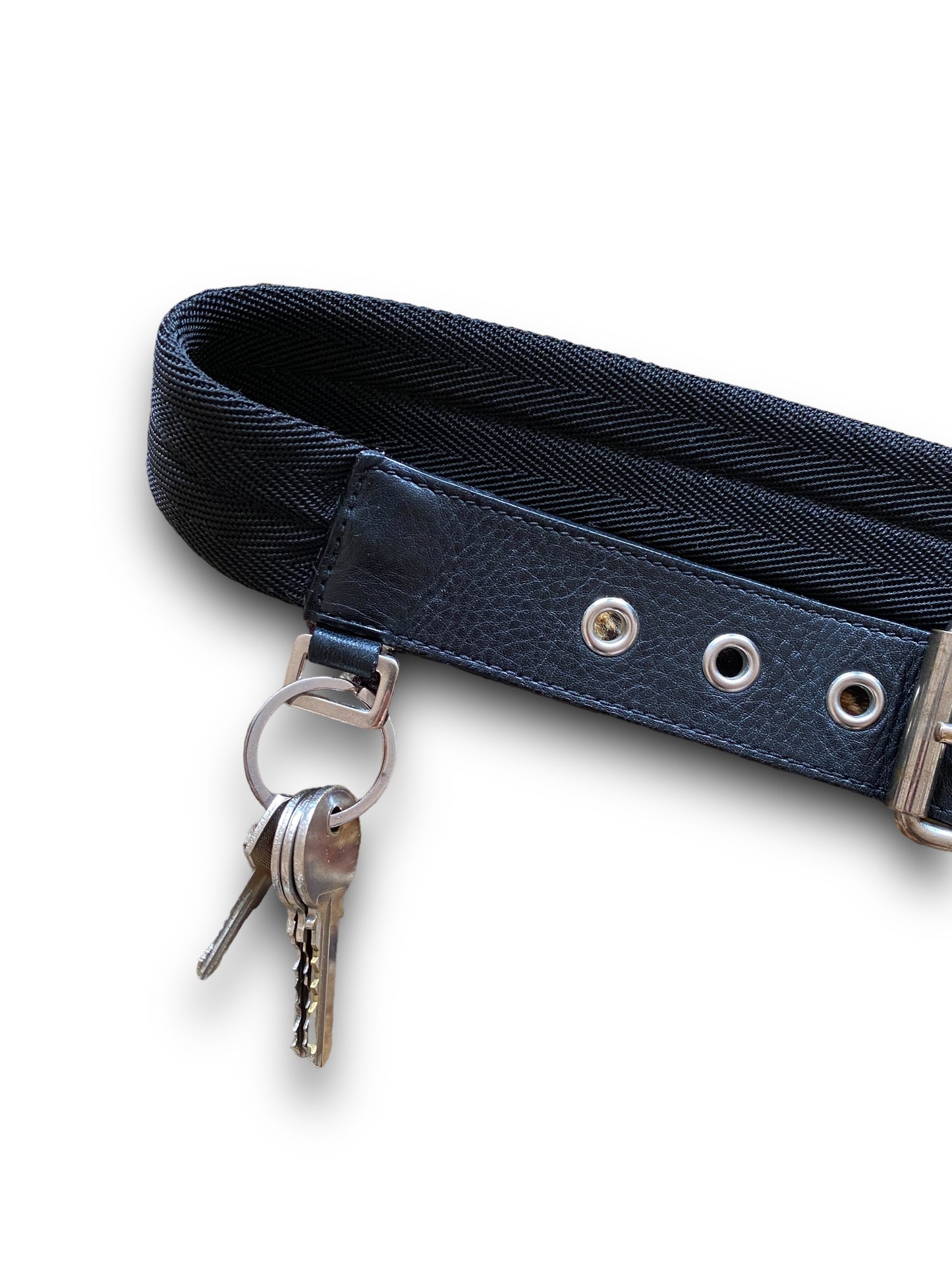 PRADA BLACK KEYS BELT