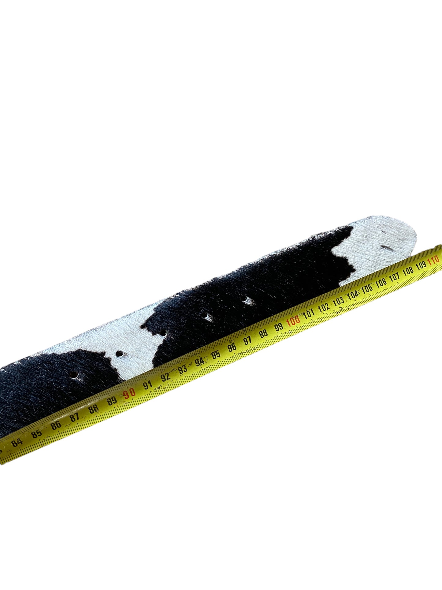 DOLCE & GABANNA COW PATERN FUR BELT