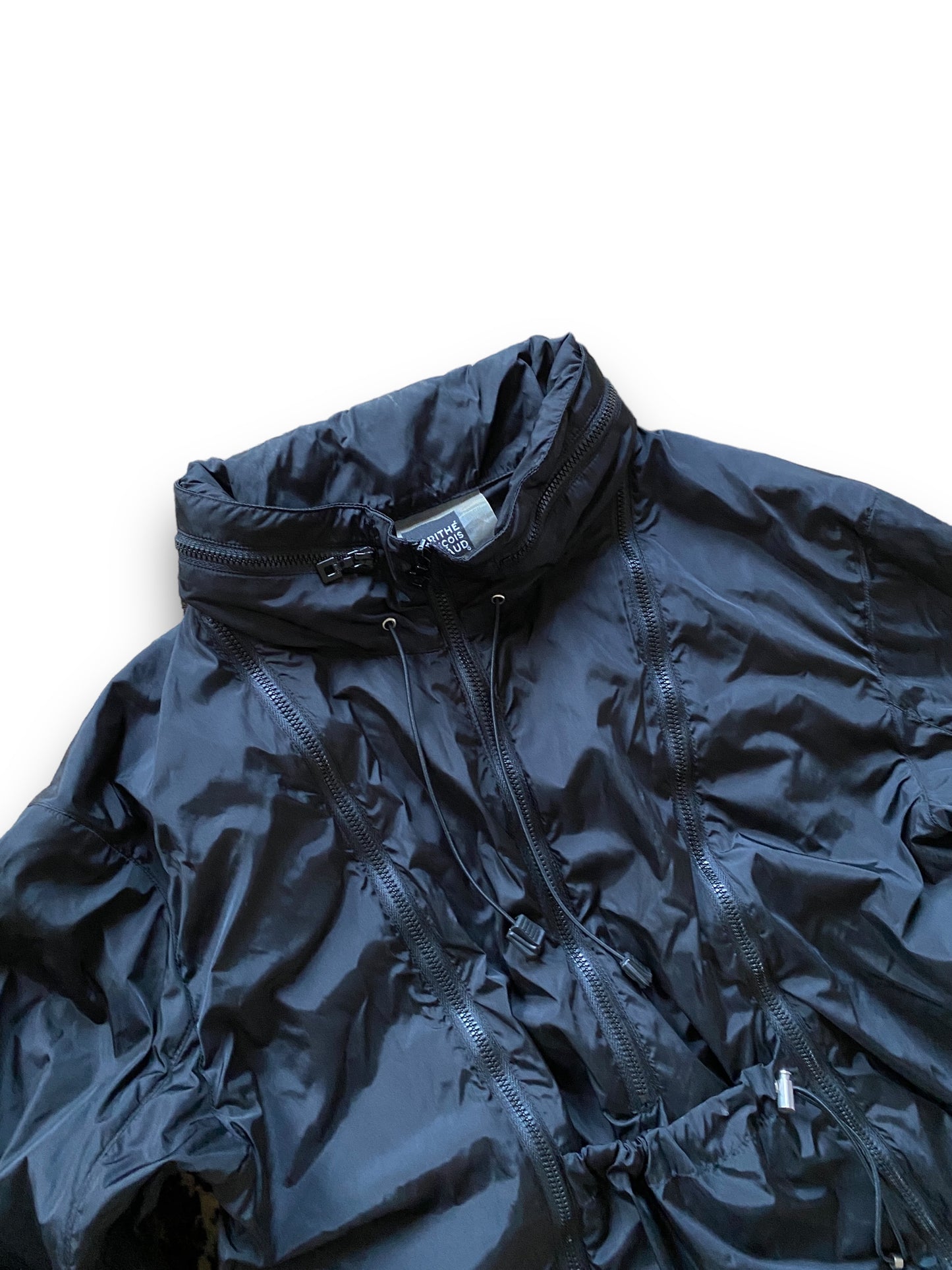 MARITHÉ + FRANCOIS GIRBAUD 00s BLACK TECHNICAL WINDBREAKER (M)
