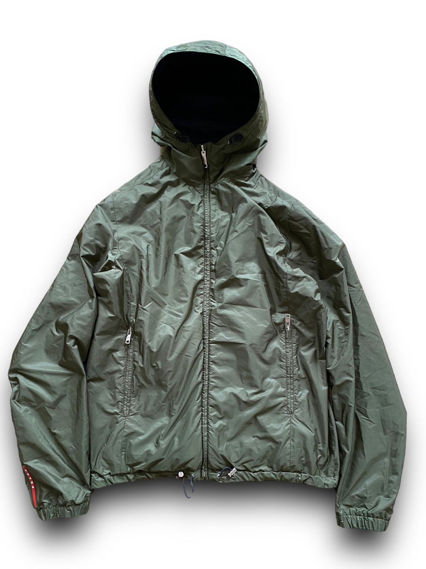 PRADA SPORT REVERSIBLE BLUE & KAKI JACKET (M)