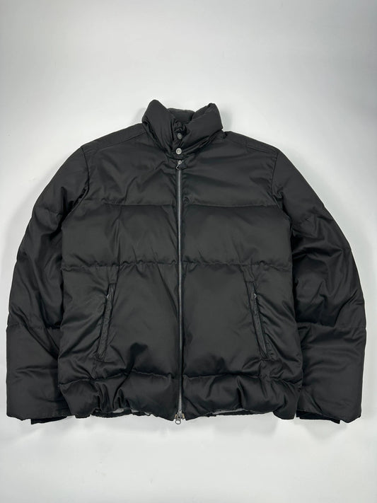 Marithé + François Girbaud 90’s ActLive Black Nylon Straps Puffer Down Jacket