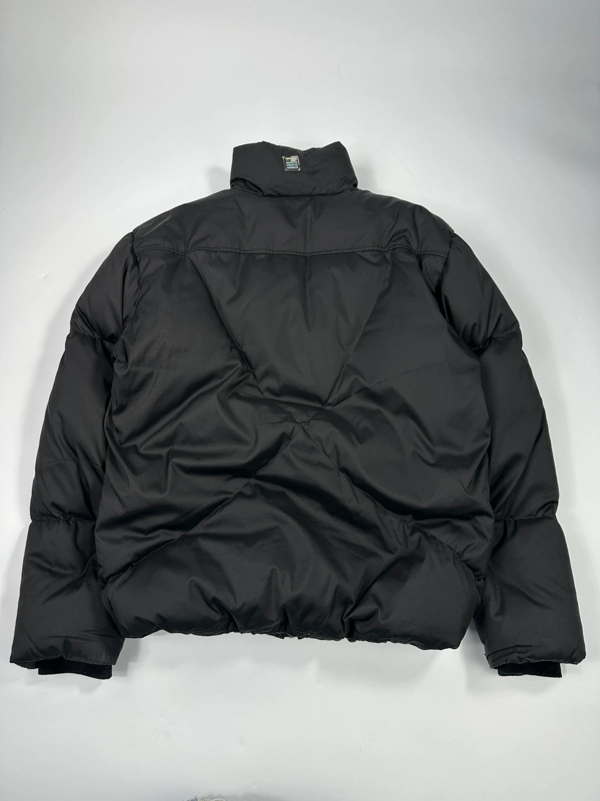 Marithé + François Girbaud 90’s ActLive Black Nylon Straps Puffer Down Jacket