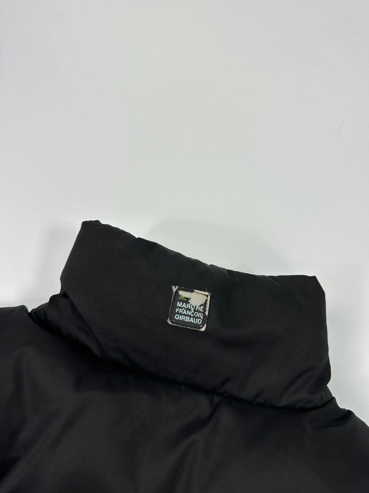 Marithé + François Girbaud 90’s ActLive Black Nylon Straps Puffer Down Jacket