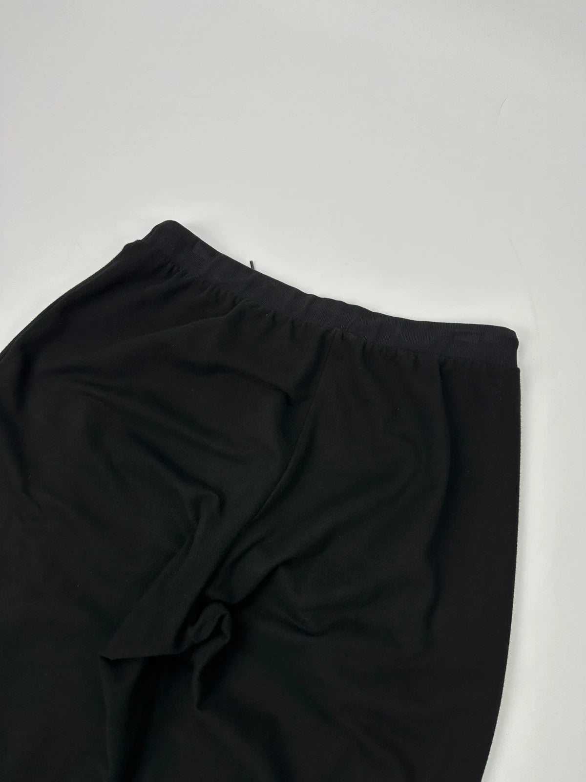 Prada Sport FW2002 Jet Black Stripes Joggers Baggy Track Pants