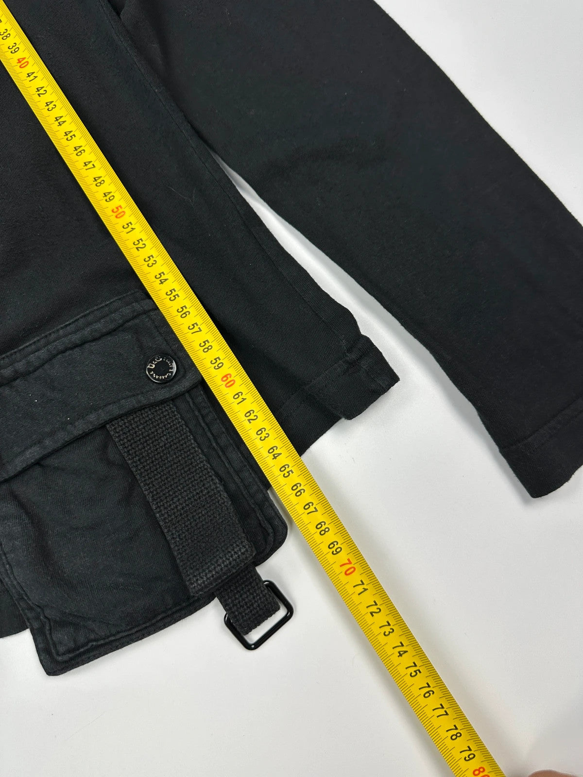 Dolce & Gabbana SS04 Cargo Pocket Military Army Black Longsleeves Tee