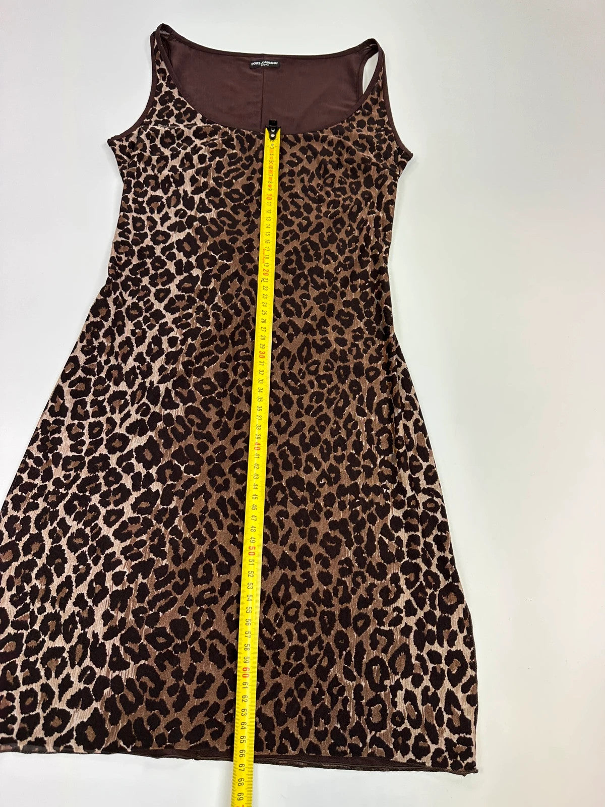 Dolce & Gabbana 90’s Léopard Print Lined Dress