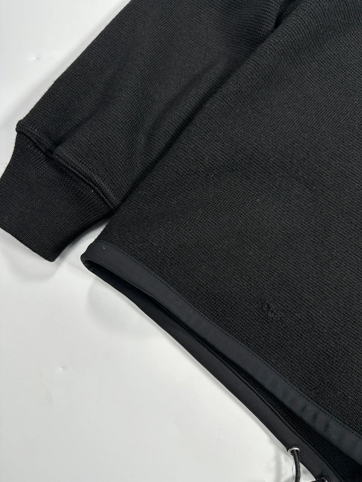 Prada Sport FW2006 Black Wool Hooded Jacket