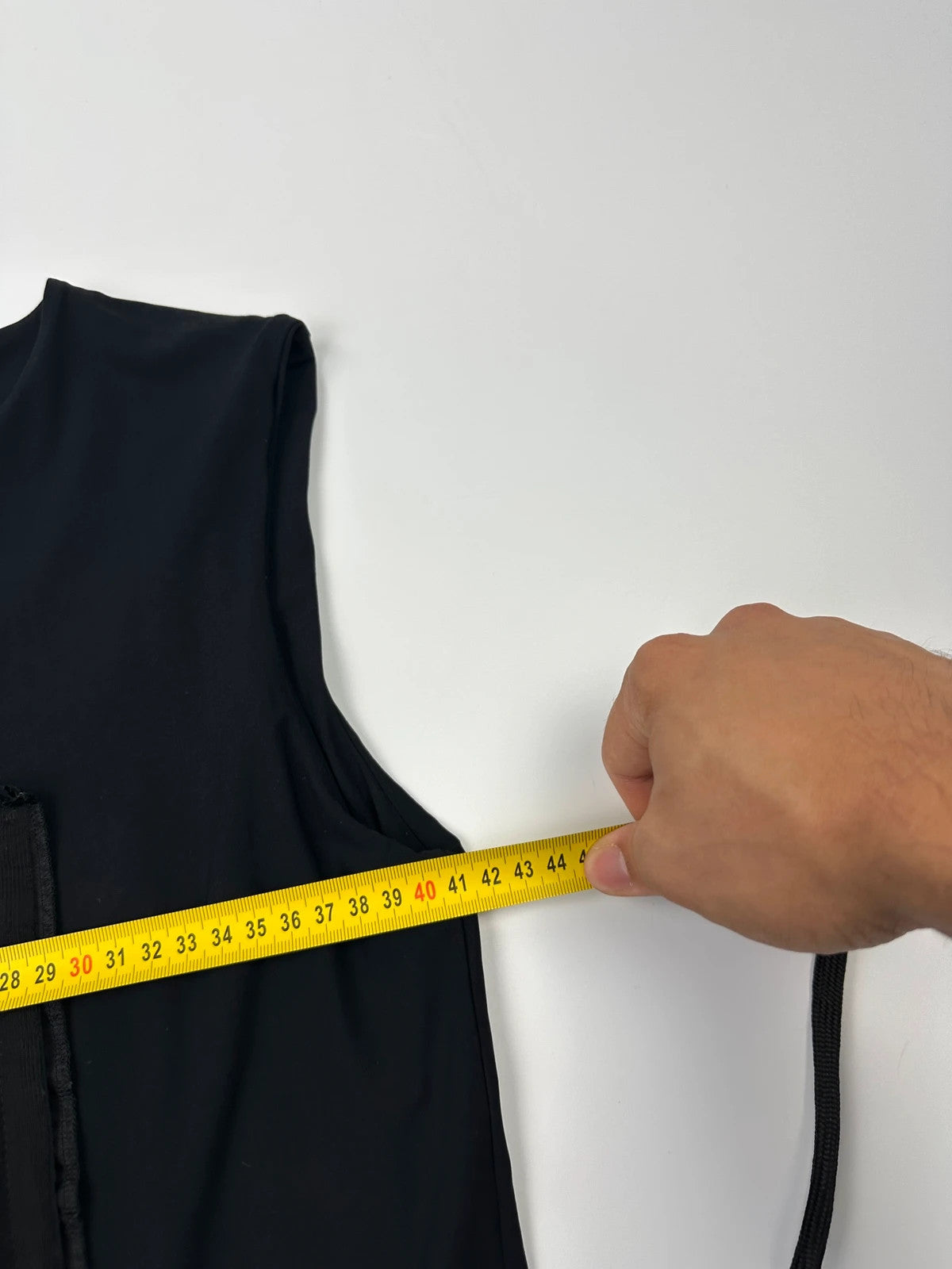 Marithé + François Girbaud 00’s Dark Navy Double Layer Tank Top